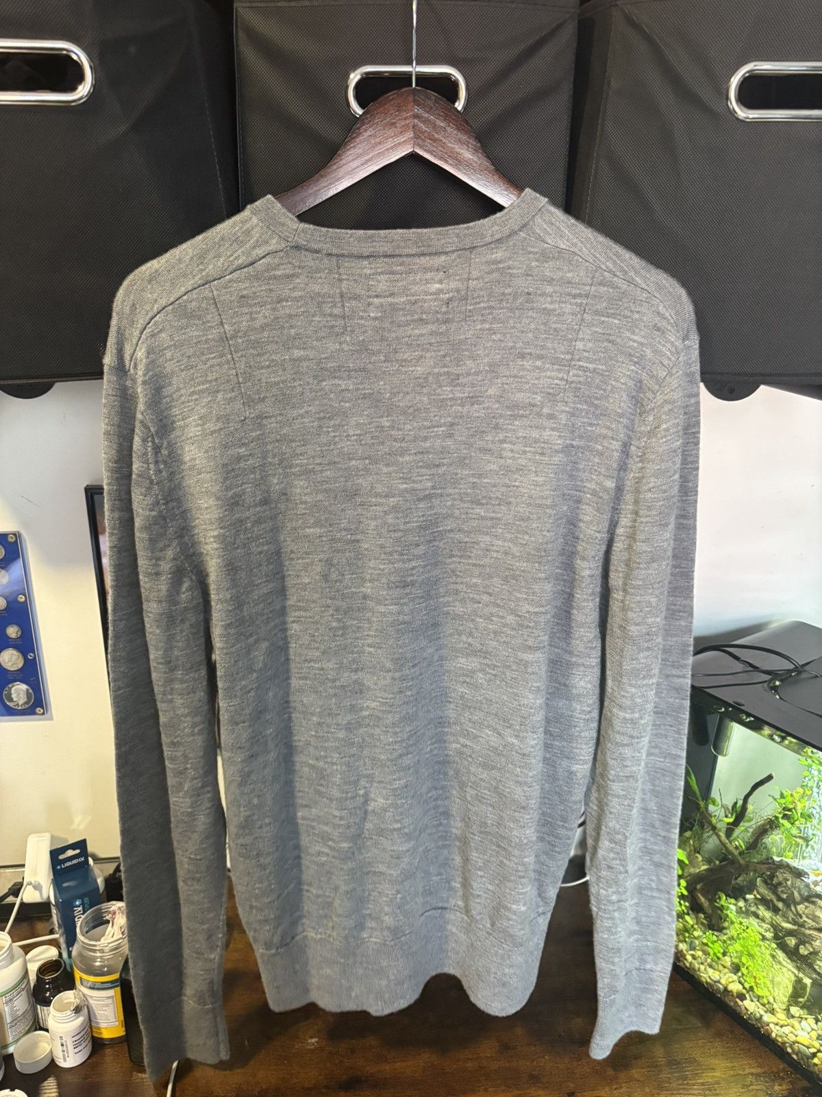 Allsaints Merino Wool Sweater Size US XL / EU 56 / 4 - 7 Thumbnail