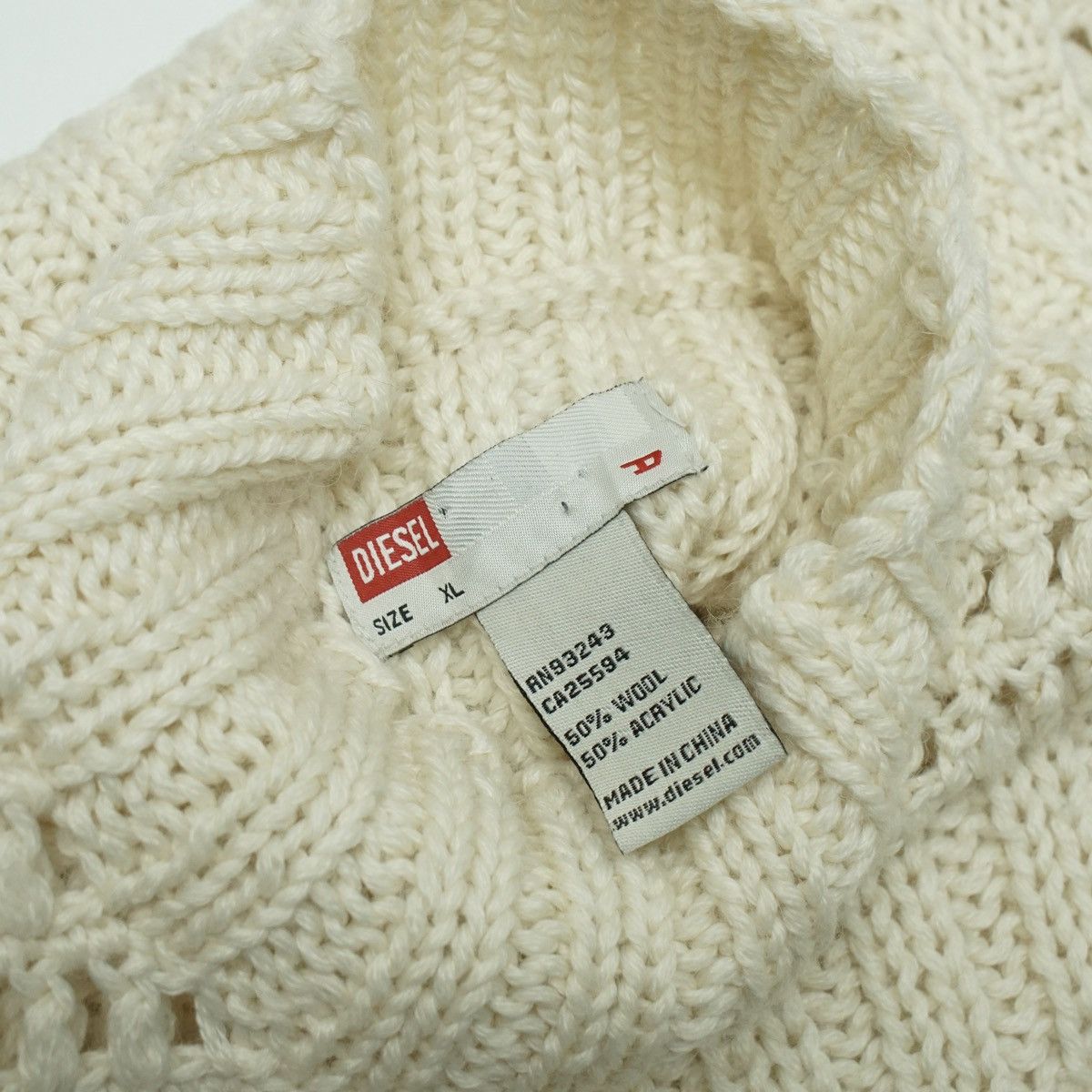 Diesel *NoTariff Diesel Turtleneck Knitted Vest Size XL / US 12-14 / IT 48-50 - 2 Thumbnail