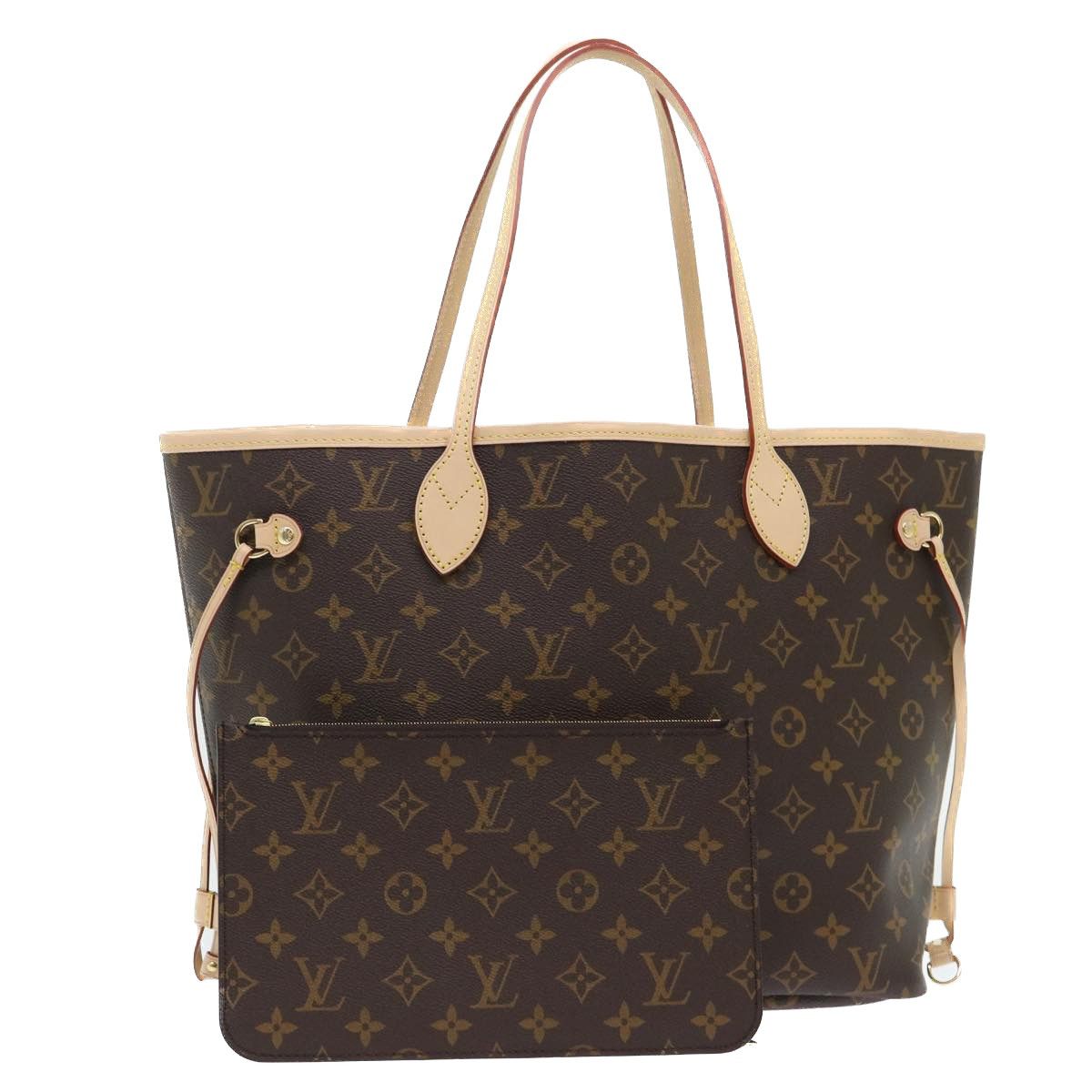 Louis Vuitton Monogram Neverfull Mm Tote Bag M40156 Lv Auth B359Sa, Women's
