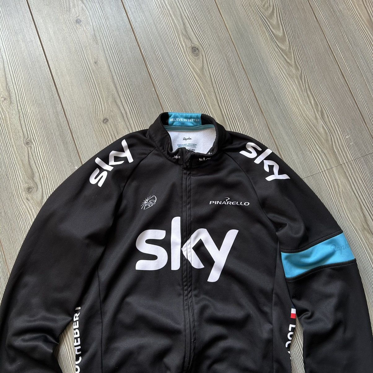 Rapha Rapha Sky Team Long Sleeve Zip Cycle Jersey L Size US L / EU 52-54 / 3 - 2 Thumbnail