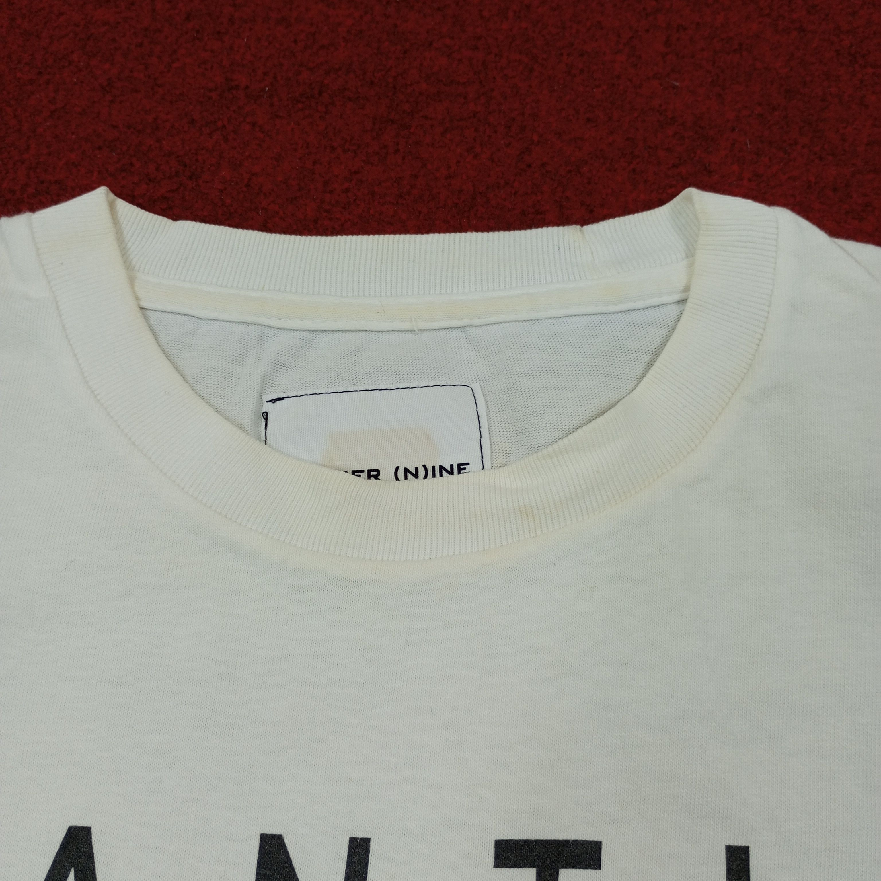 Japanese Brand × Number (N)ine × Vintage Number Nine Japanese Brand Streetwear Style Tshirt Size US L / EU 52-54 / 3 - 4 Thumbnail