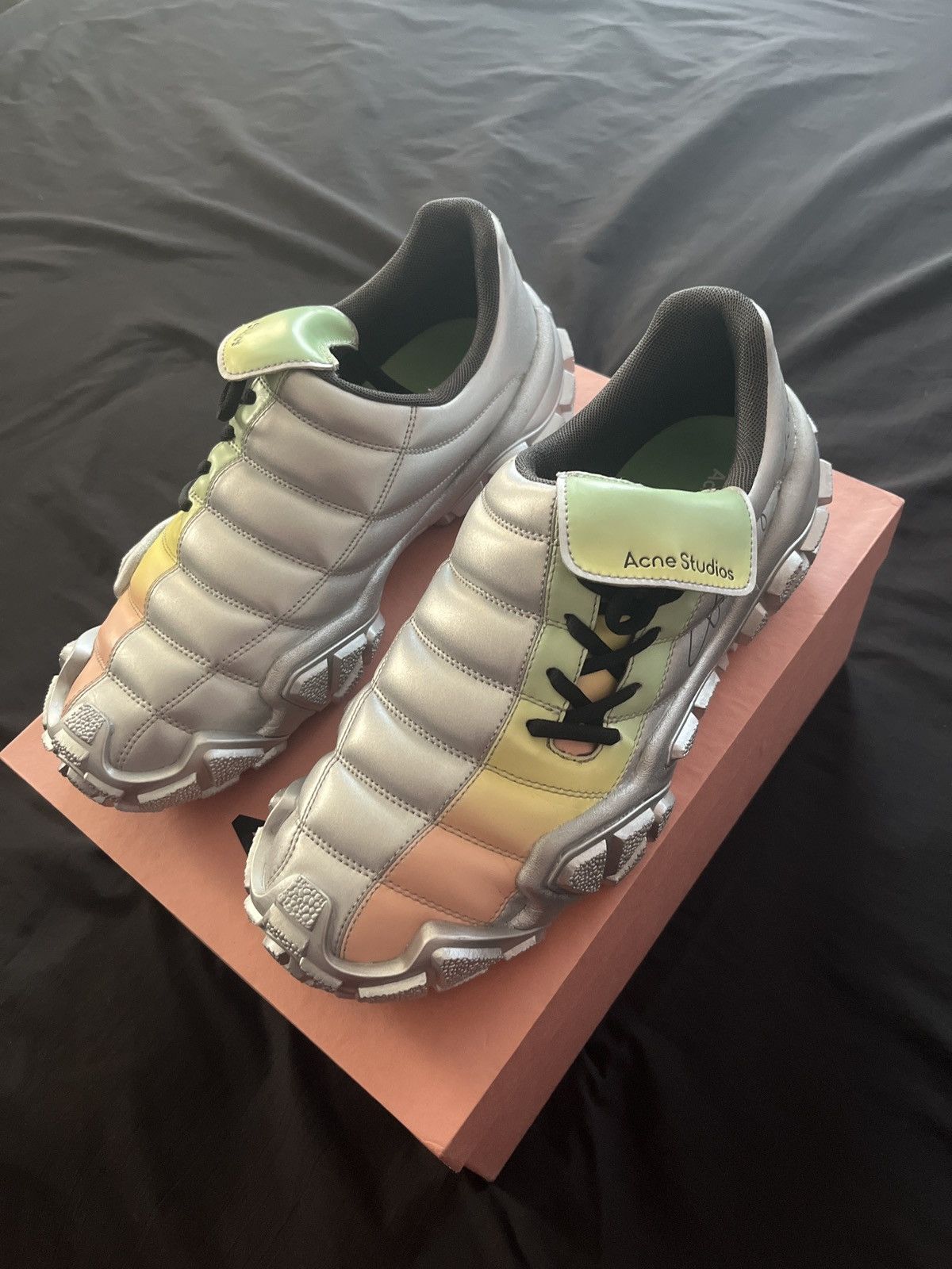 Bolzter Football Sneakers (BOLZTER-FOOTBALL-GREY-GREEN)
