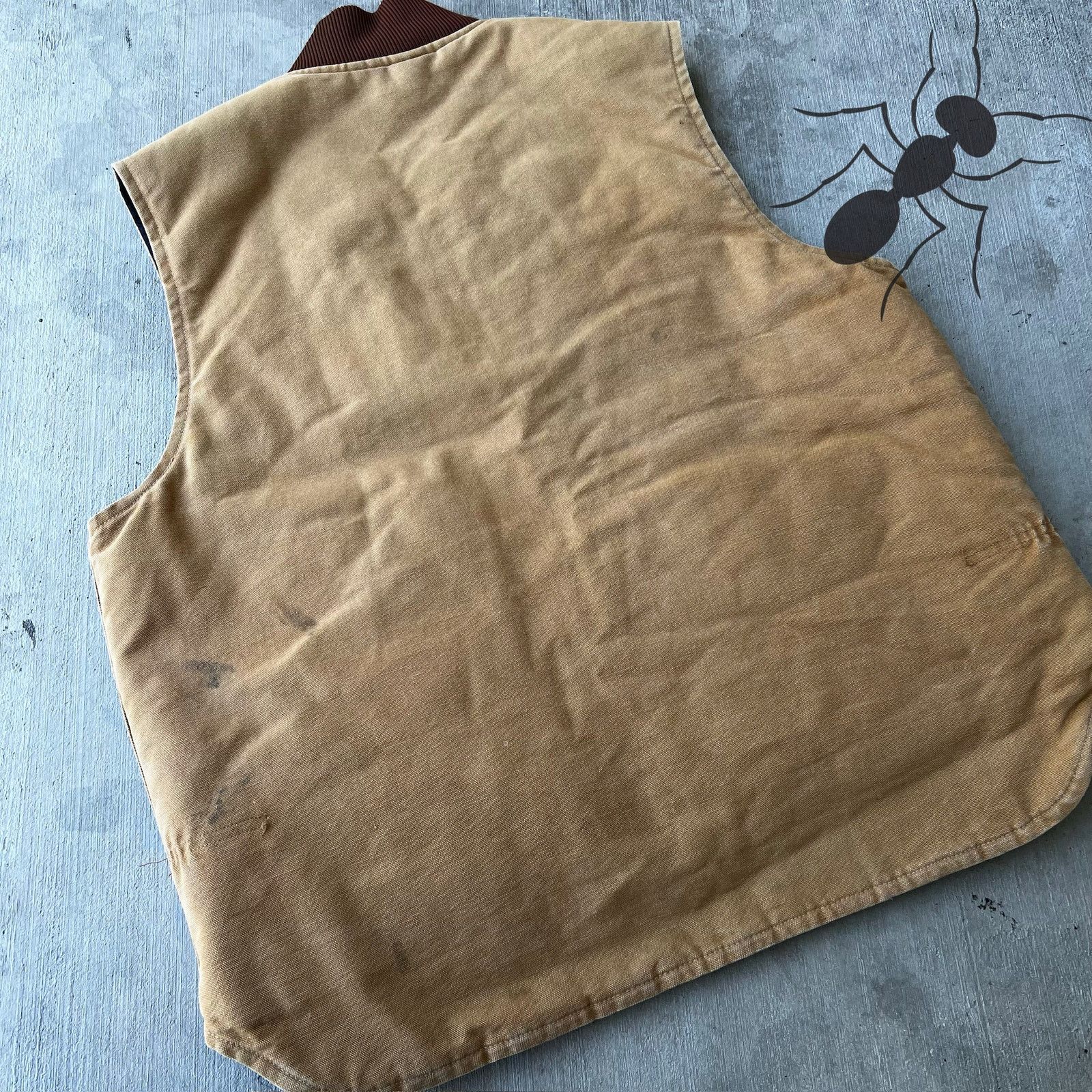 Carhartt × Vintage Carhartt V01 BRN brown work wear vest Size US XL / EU 56 / 4 - 4 Thumbnail