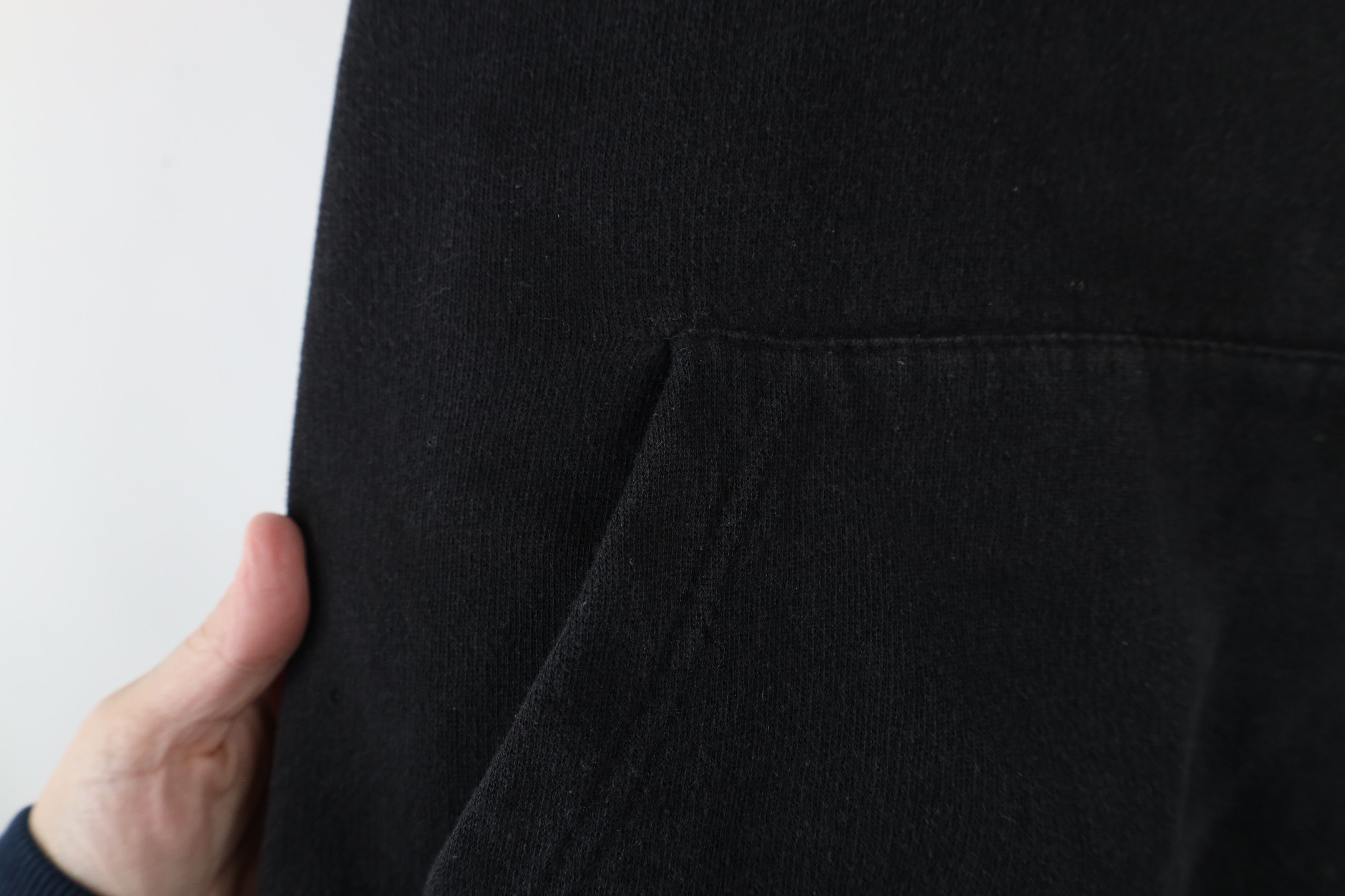 Vintage Vintage 90s Streetwear Boxy Fit Hoodie Sweatshirt Black Size XL / US 12-14 / IT 48-50 - 6 Thumbnail
