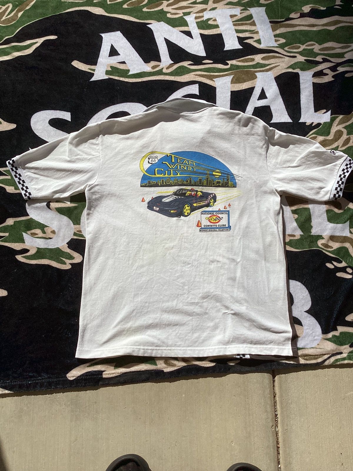 Chevrolet Vtg team Windy city Corvettes national council collared Tee Size US L / EU 52-54 / 3 - 1 Thumbnail