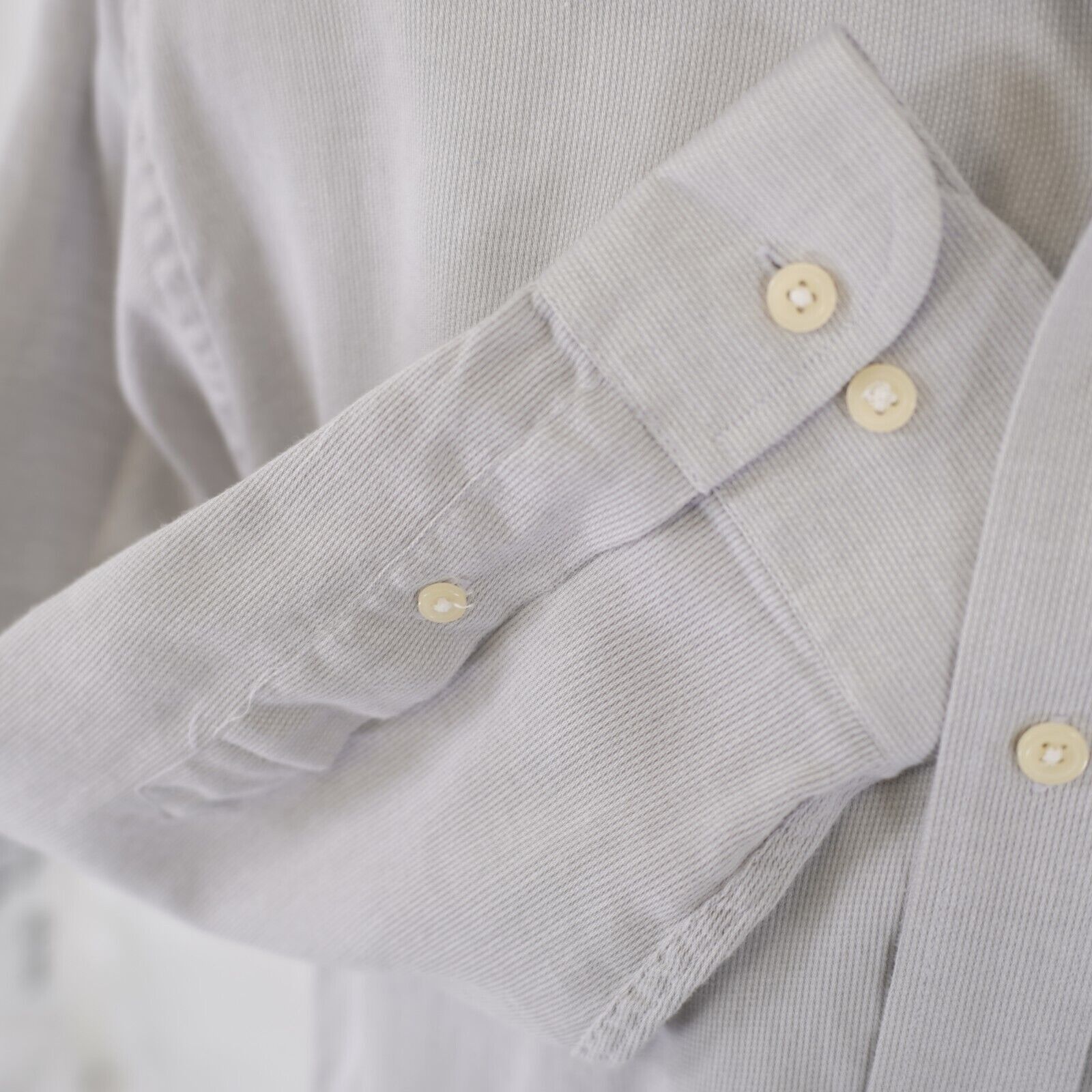 Givenchy Monsieur Givenchy 16.5 32/33 Gray Collared Dress Shirt Pocke Size US L / EU 52-54 / 3 - 3 Thumbnail