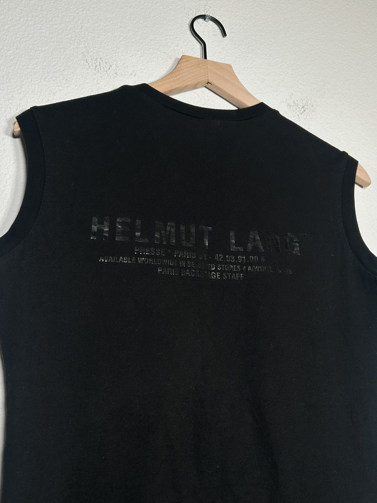 Helmut Lang AW97 Union Jack Backstage Logo Tee Size US S / EU 44-46 / 1 - 4 Thumbnail