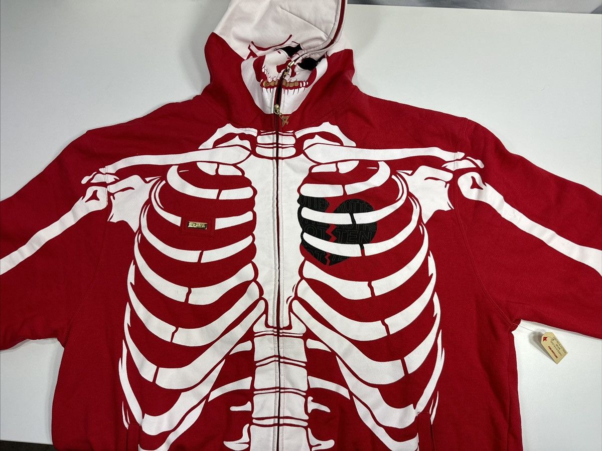 LRG VTG LRG Dead Serious Skeleton Skull Hoodie RARE Size 4XL Size US XXL / EU 58 / 5 - 5 Thumbnail