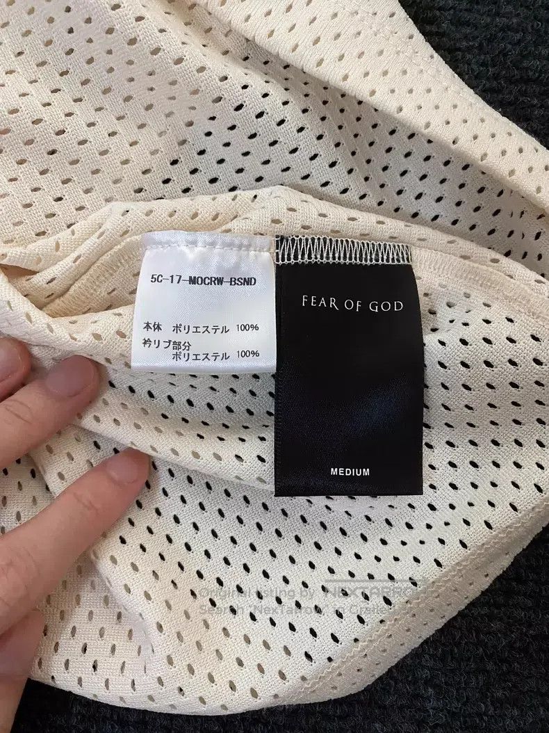 Fear of God Fear of God Mesh short sleeve T Size US M / EU 48-50 / 2 - 3 Thumbnail