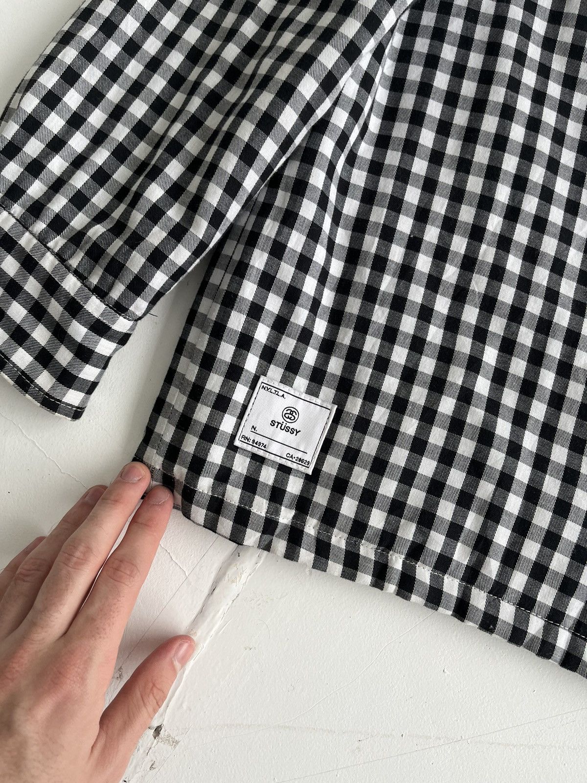 Stussy Vintage 90s Stussy Plaid Insulated Flannel Jacket zip shirt Size US M / EU 48-50 / 2 - 6 Thumbnail