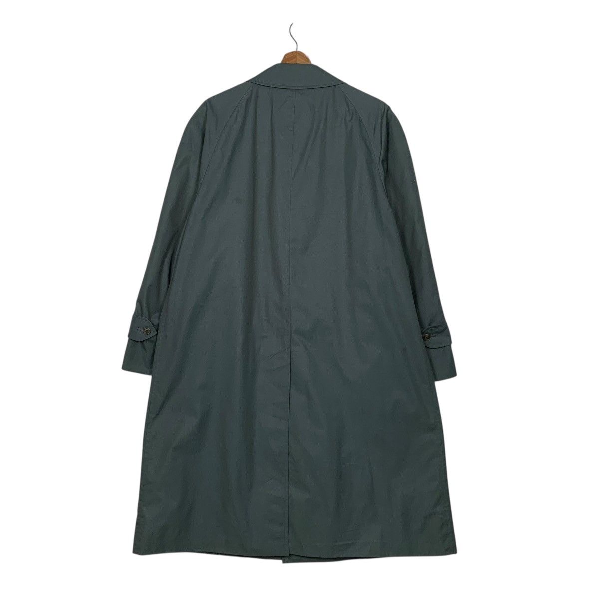Burberry Burberrys Green Trench Coat Size US M / EU 48-50 / 2 - 7 Thumbnail