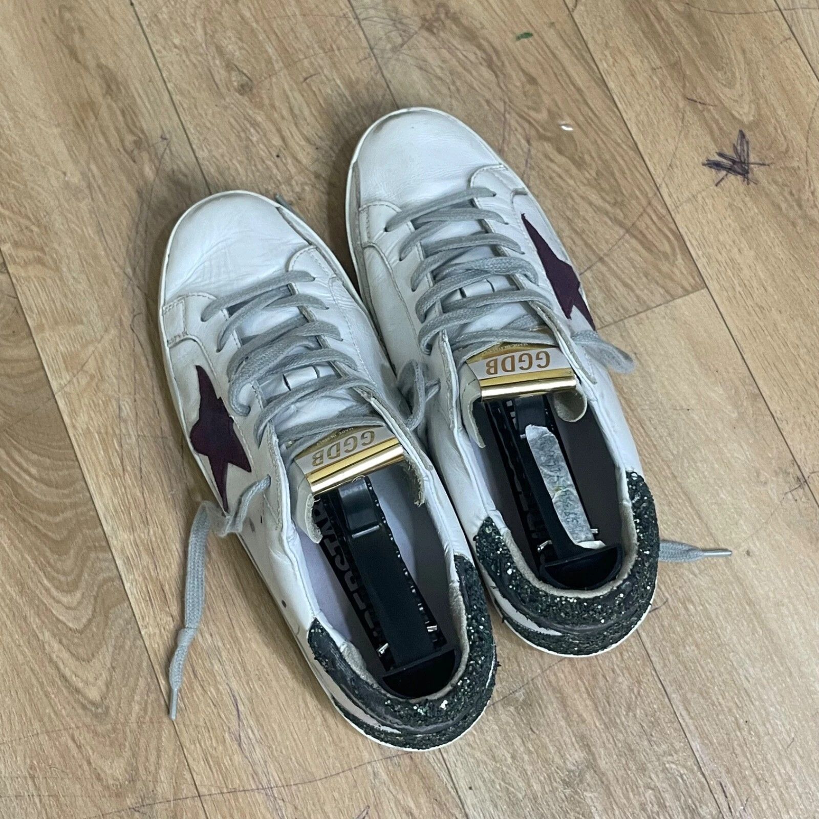 Golden Goose GGDB Golden Goose Sneakers Supersta low top womens white Size US 8 / IT 38 - 7 Thumbnail