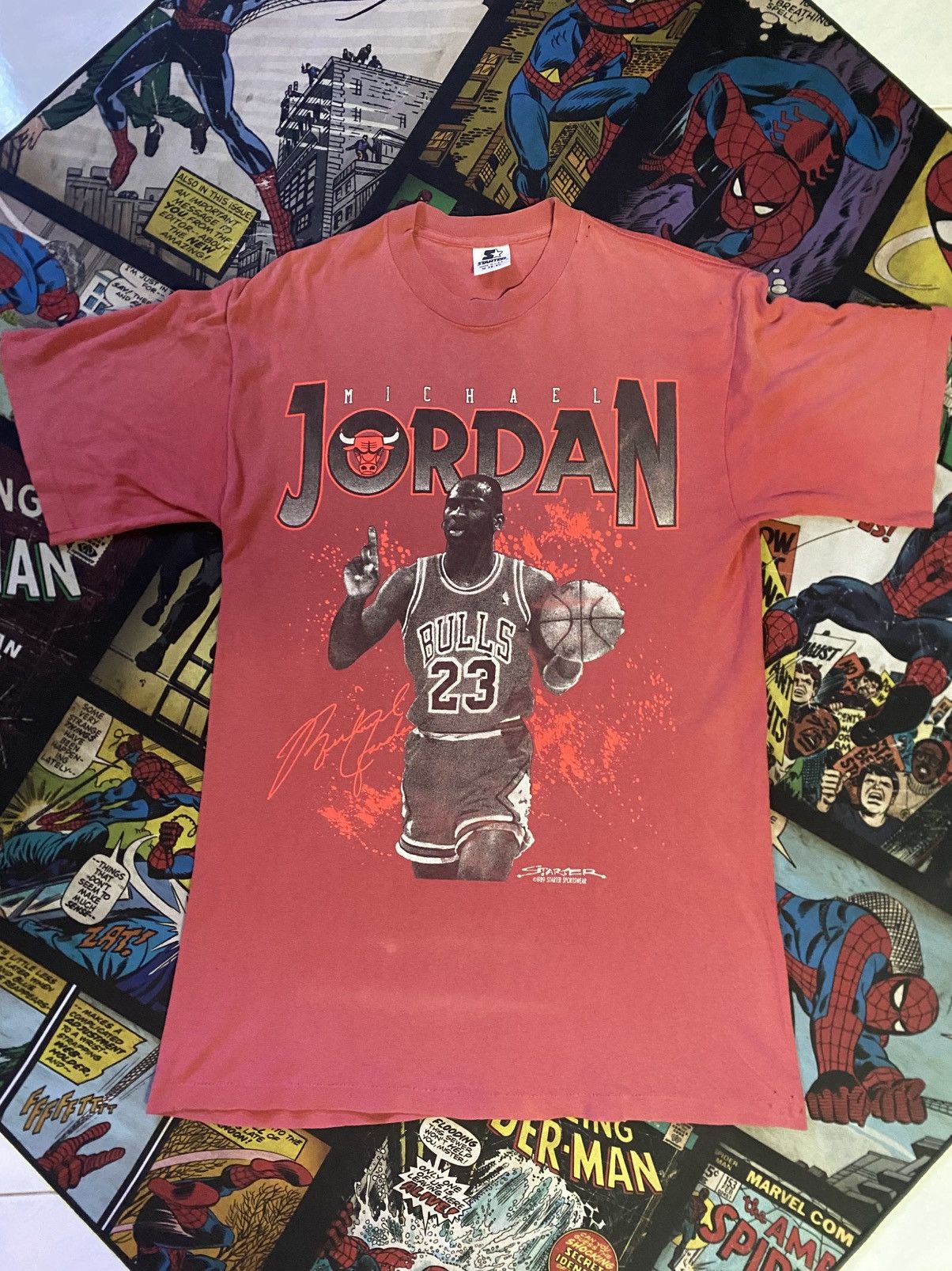 Starter Vintage Michael Jordan Hot Starter 1989 USA Size US M / EU 48-50 / 2 - 1 Thumbnail