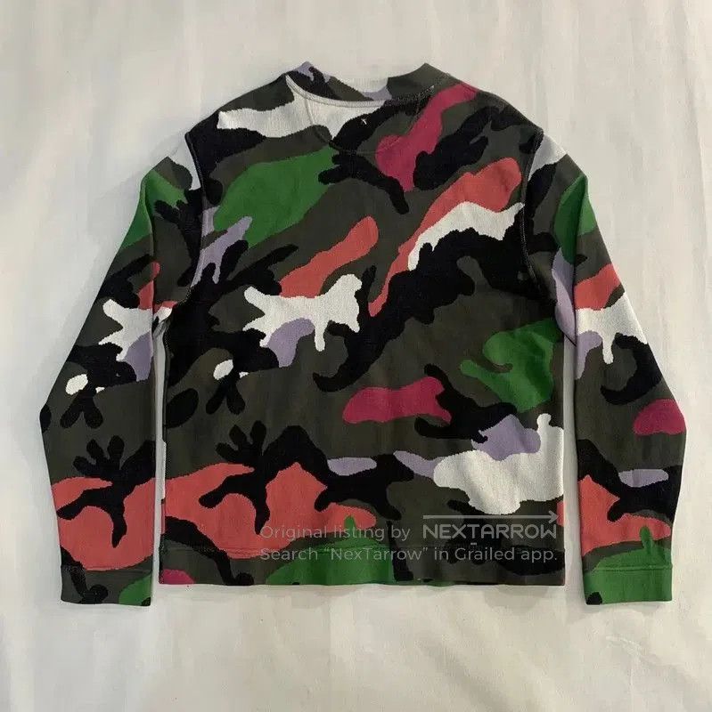 Valentino Valentino Camouflage Print Cotton Long Sleeve Shirt . Size US L / EU 52-54 / 3 - 2 Thumbnail