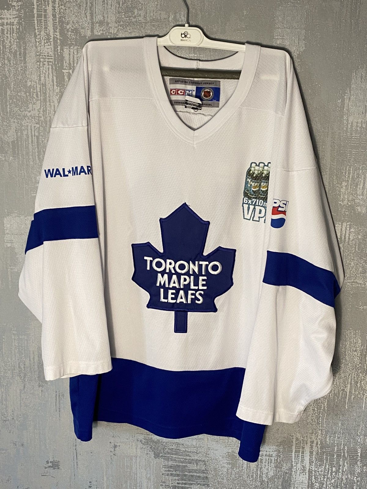 Ccm × NHL Vintage CCM Toronto Maple Leafs Hockey Jersey NHL PePSi Cup Size US L / EU 52-54 / 3 - 1 Thumbnail