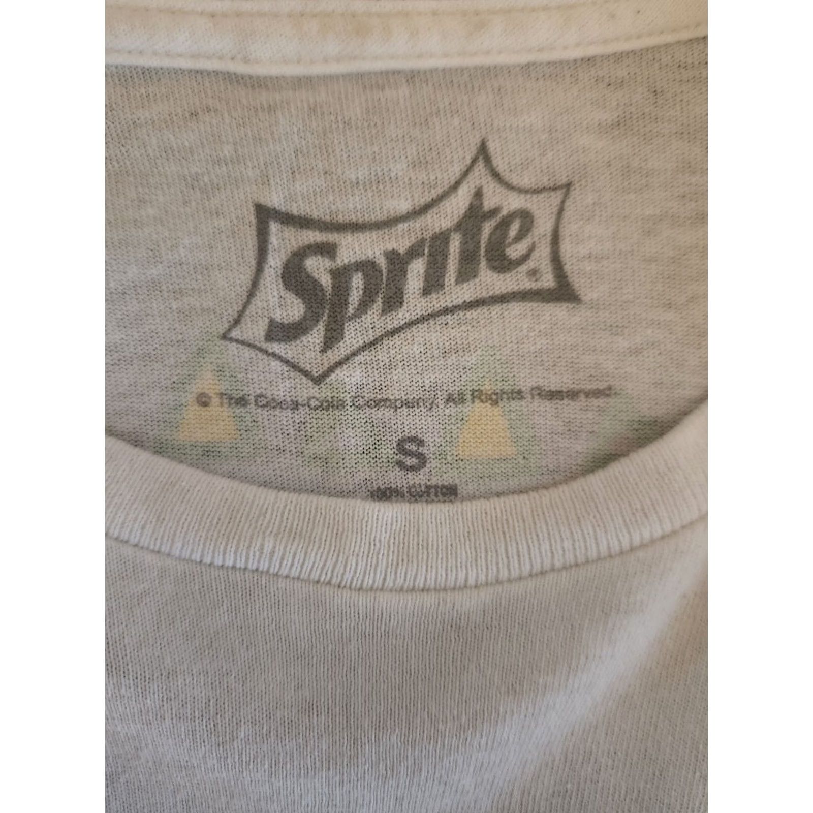Vintage Sprite Obey Your Thirst T-Shirt Unisex Size Small Crewneck Double Sided Adult Size US S / EU 44-46 / 1 - 3 Thumbnail