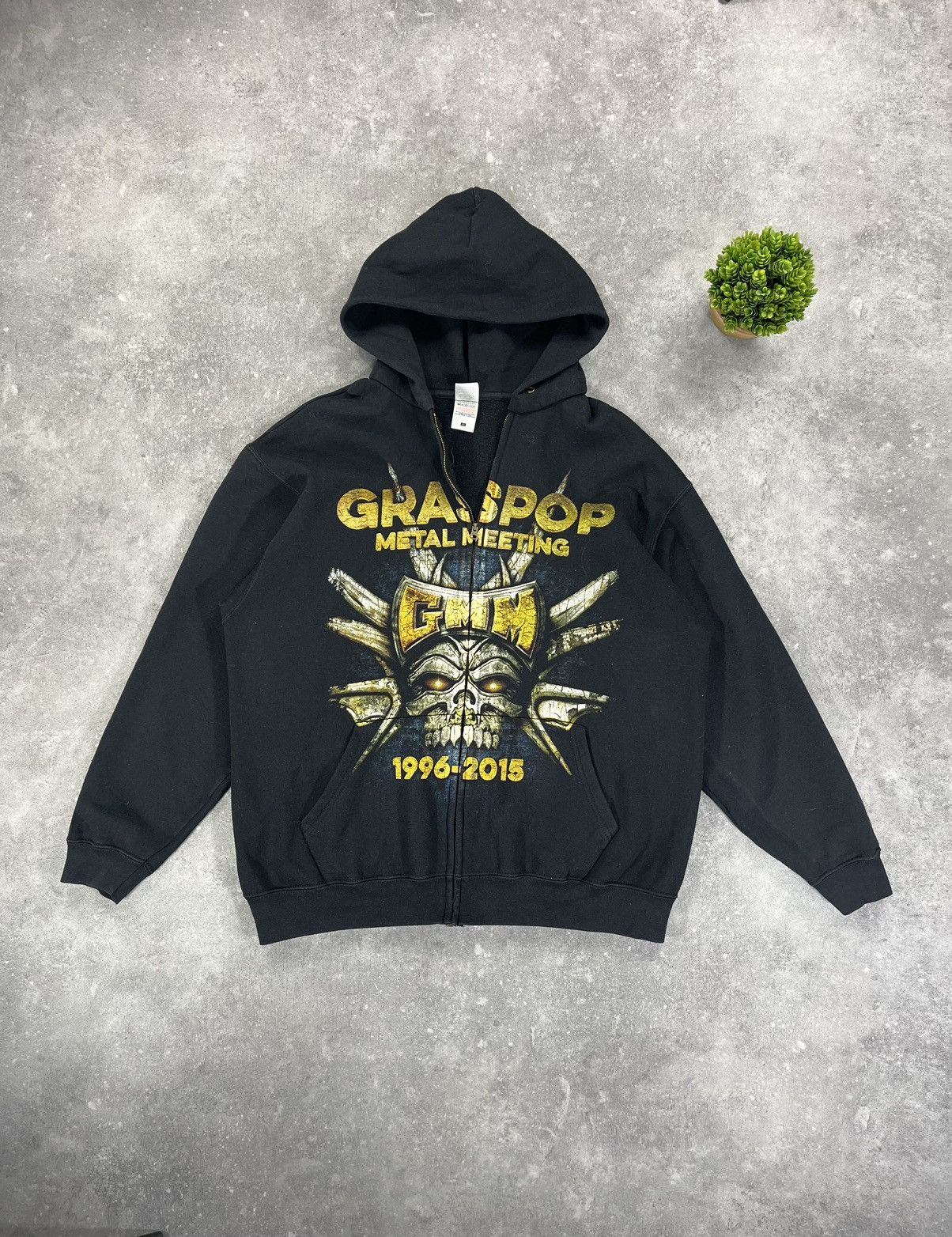 Band Tees × Vintage Vintage Zip Hoodie Graspop Metal Meeting W Size US XL / EU 56 / 4 - 1 Thumbnail