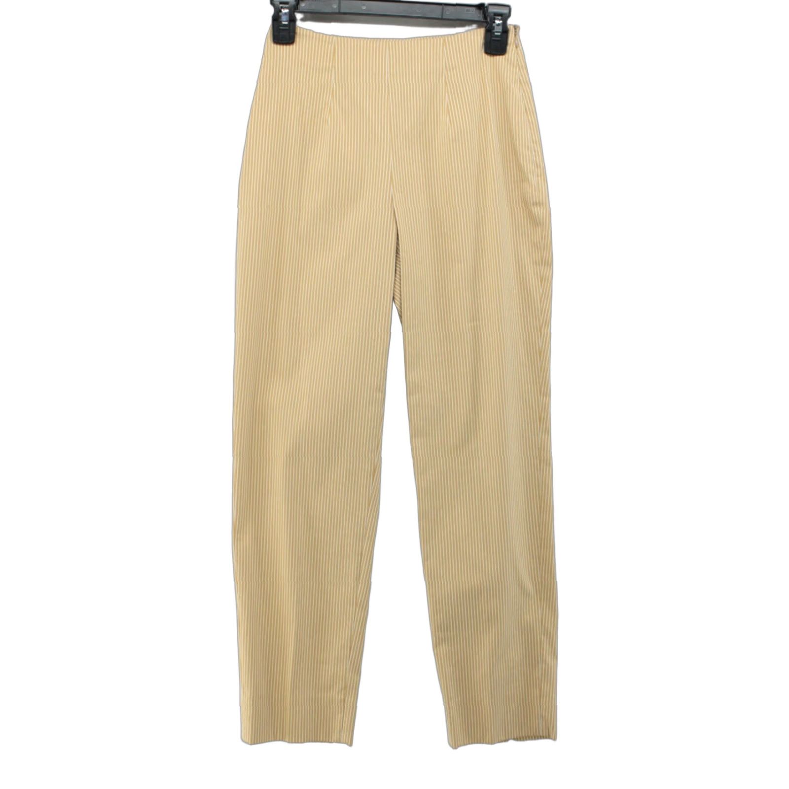 Piazza Sempione NWT Piazza Sempione Y2K Pants Womens Size 6 Beige Striped Italy Office Classic - Pants, Womens, 6, Beige, Striped, Italy, Y2K, Office, Classic, NWT Size 28" / US 6 / IT 42 - 1 Thumbnail