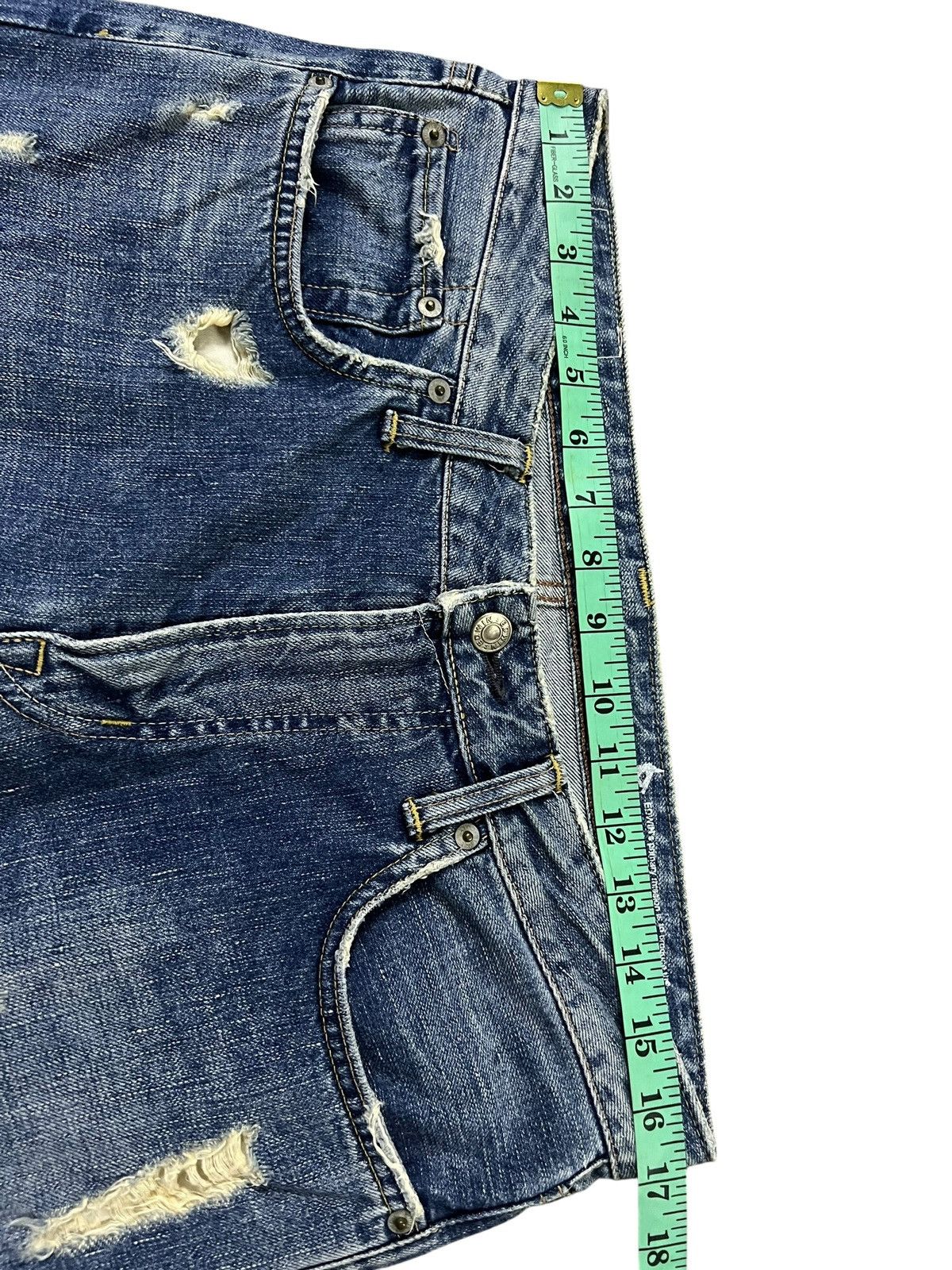 Edwin Edwin 502R Distress Mud Wash Jean Very Rare Size US 33 - 3 Thumbnail