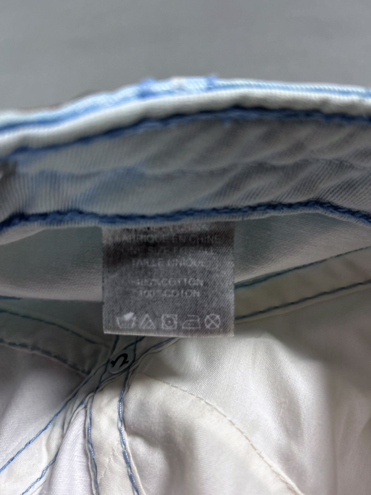 True Religion True Religion hat vintage baby blue cap Y2K Size ONE SIZE - 7 Thumbnail