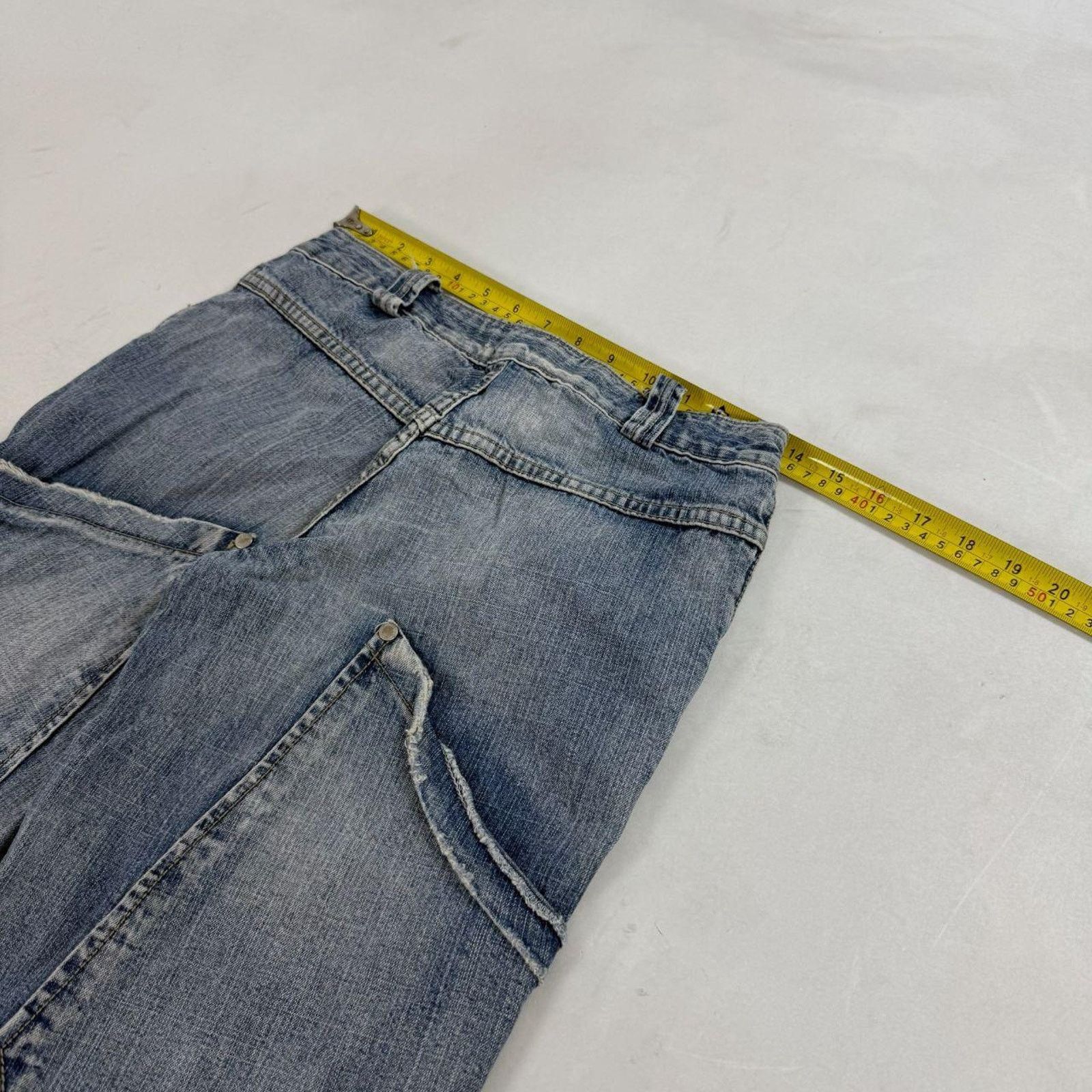 Japanese Brand × Le Grande Bleu (L.G.B.) × Vintage Vintage y2k faded archive baggy bootcut grunge skater jeans Size US 38 / EU 54 - 5 Thumbnail