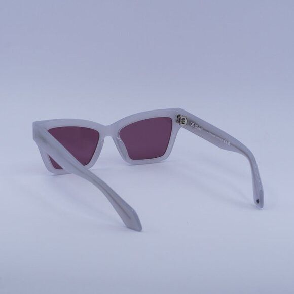 Off-White Off-White OERI110 CINCINNATI 0964 Sunglasses Grey Cat Eye Size ONE SIZE - 4 Thumbnail