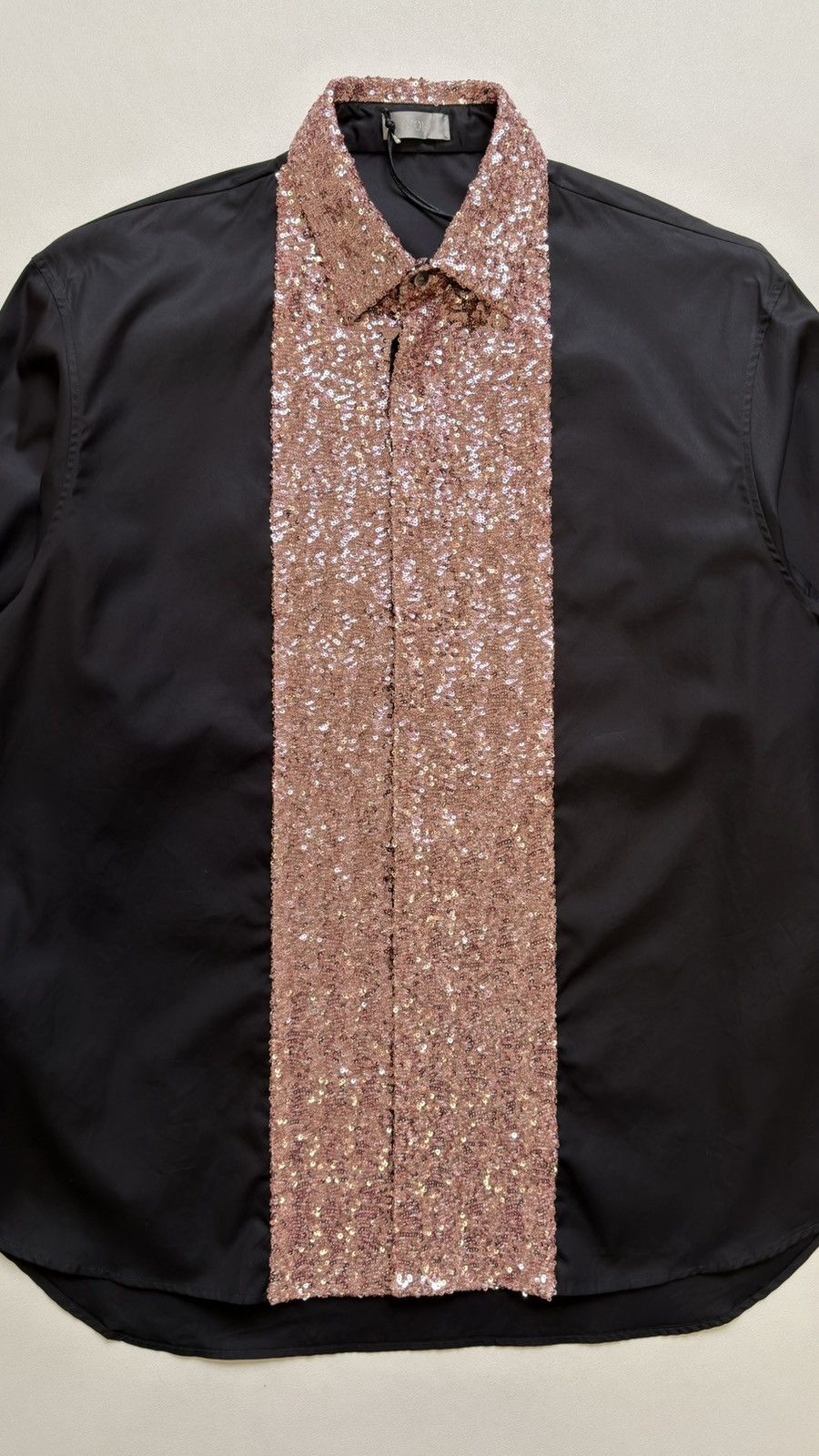Dior A/W 22 Black Shirt With Pink Sequins Size US M / EU 48-50 / 2 - 6 Thumbnail