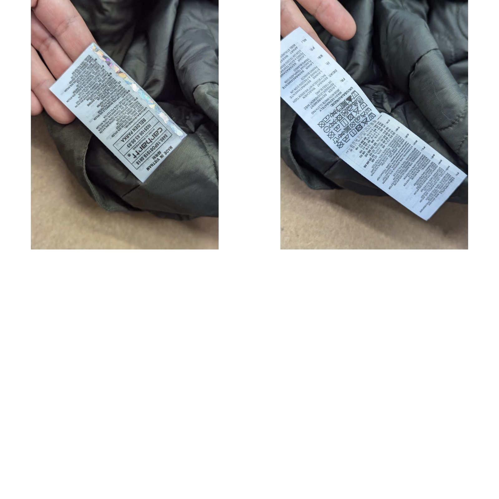 Carhartt Carhartt WIP Mens XL Belden Parka Insulated Jacket Green Long Hooded Outdoors Size US XL / EU 56 / 4 - 10 Thumbnail