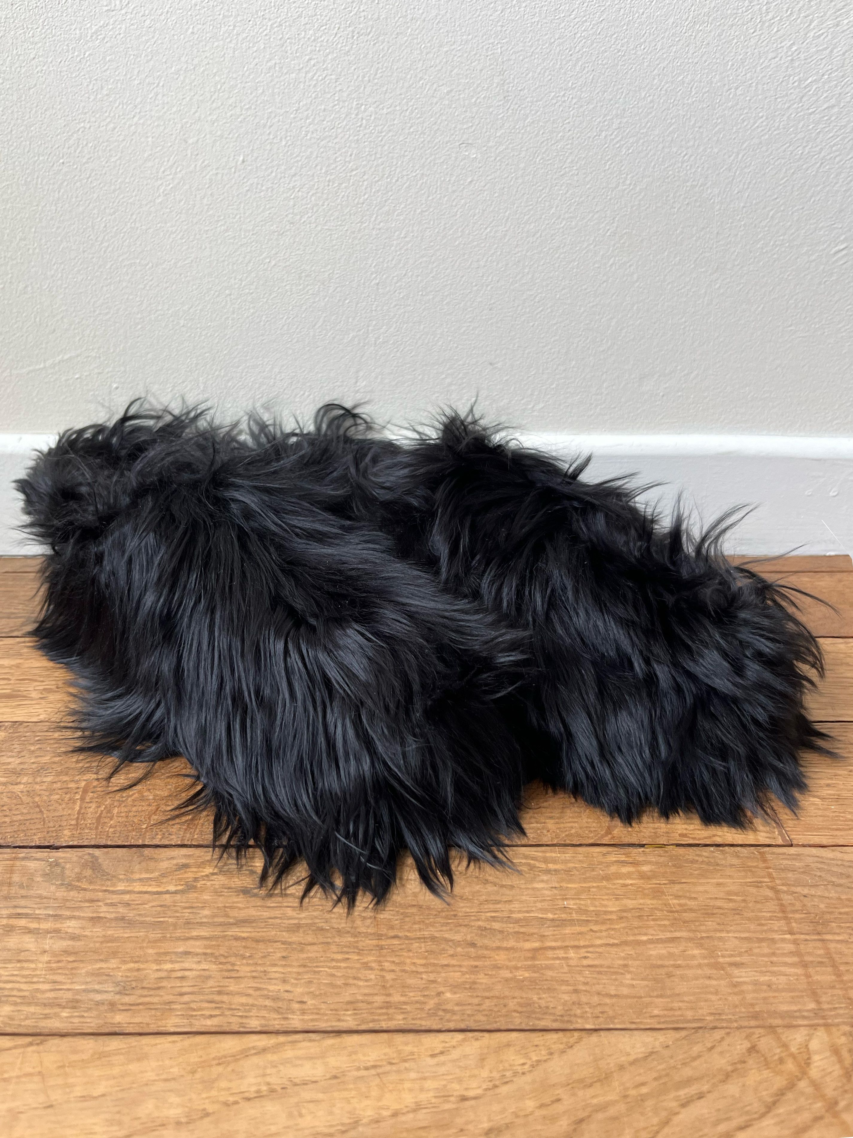 Celine × Phoebe Philo Celine by Phoebe Philo Alpaca Fur Sabot Mules Size US 7 / IT 37 - 1 Thumbnail