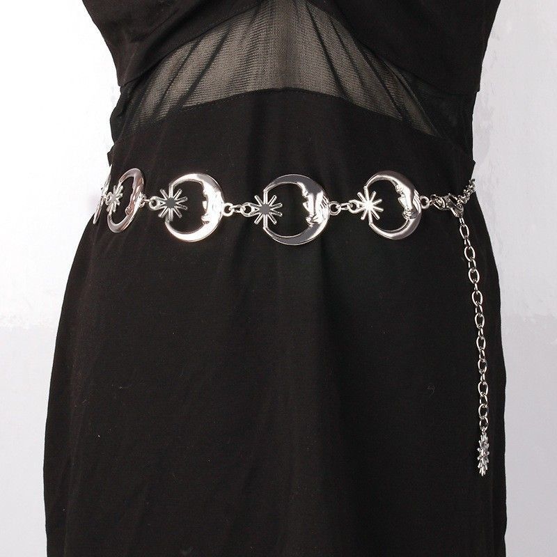 Designer Punk Vintage Belt Riveted Belts Menswear Accessories Size ONE SIZE - 1 Thumbnail