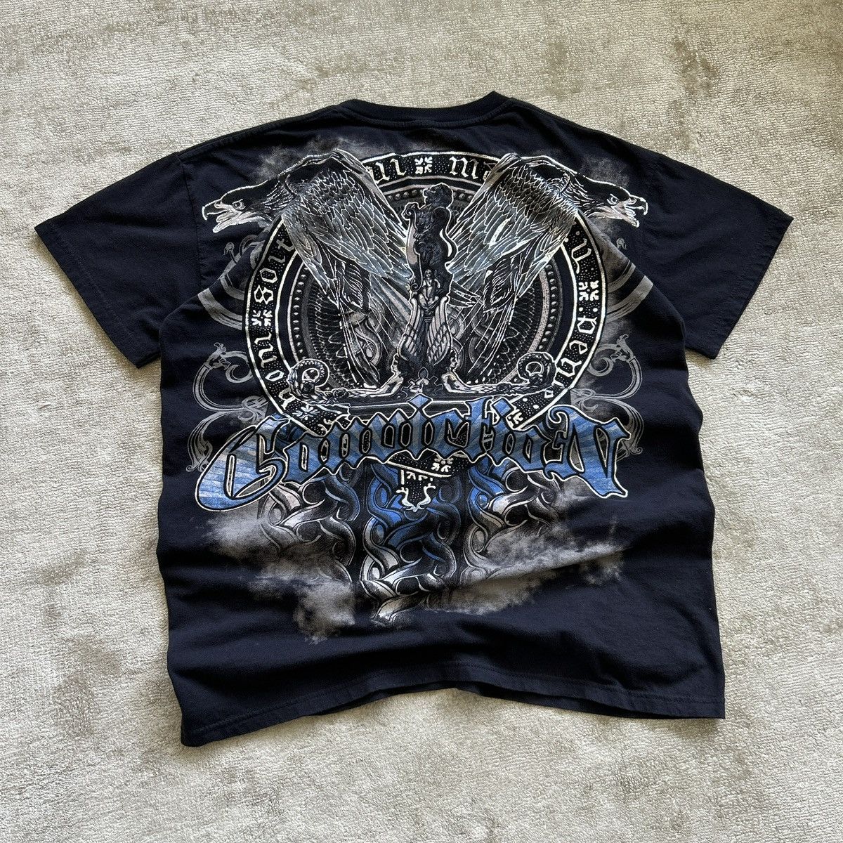 Affliction Vintage Affliction Style Eagle Grunge Tee Shirt Size US M / EU 48-50 / 2 - 3 Thumbnail