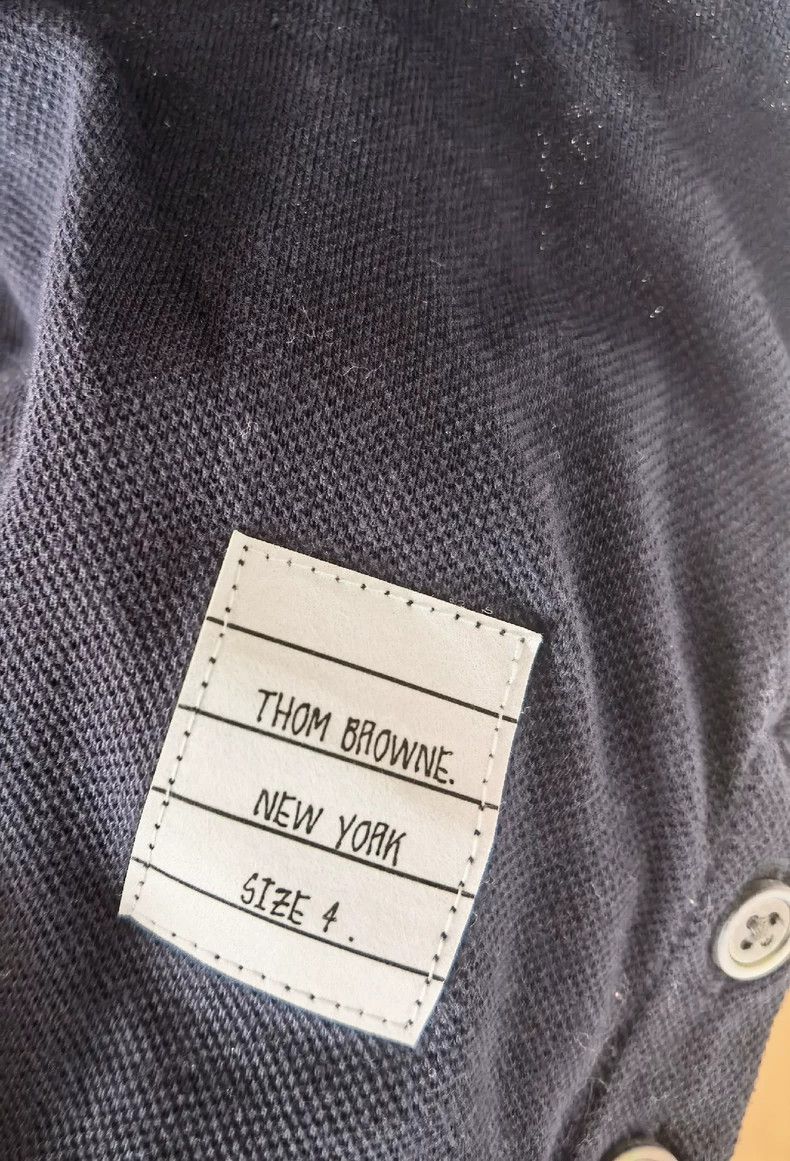 Thom Browne Thom Browne Blue T-shirt Size US XL / EU 56 / 4 - 4 Thumbnail