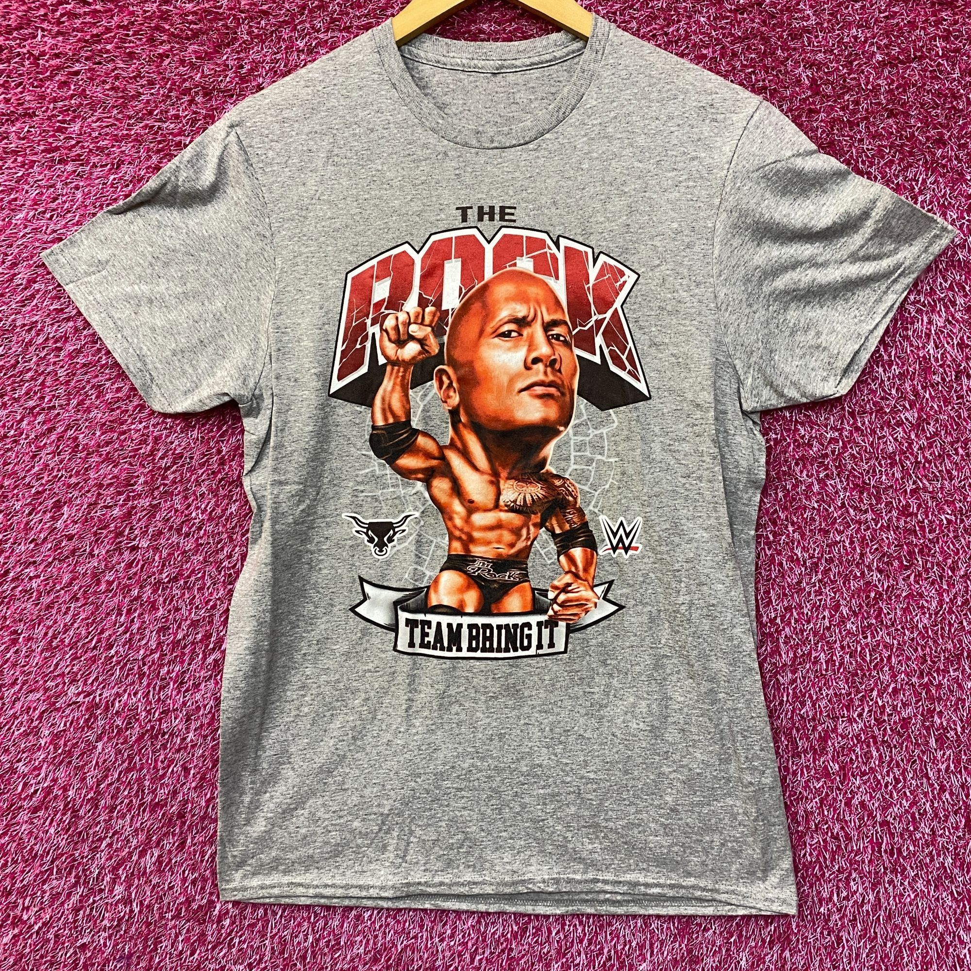 WWE WWE Dwayne The Rock Johnson Bring It Team T-Shirt Small Size US S / EU 44-46 / 1 - 1 Thumbnail