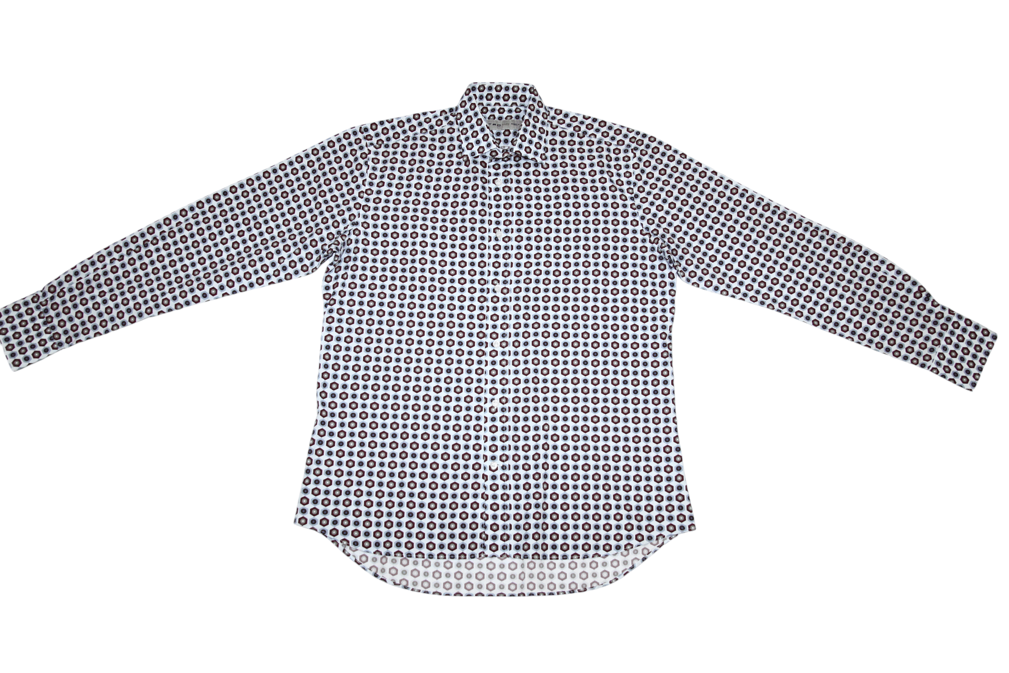 Etro Luxury Etro Milano Geometric Dot Print Cotton Shirt Size US M / EU 48-50 / 2 - 4 Thumbnail