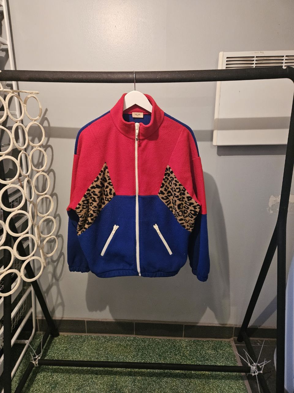 Celine Colour-Block Fleece Track Jacket Size US S / EU 44-46 / 1 - 2 Thumbnail