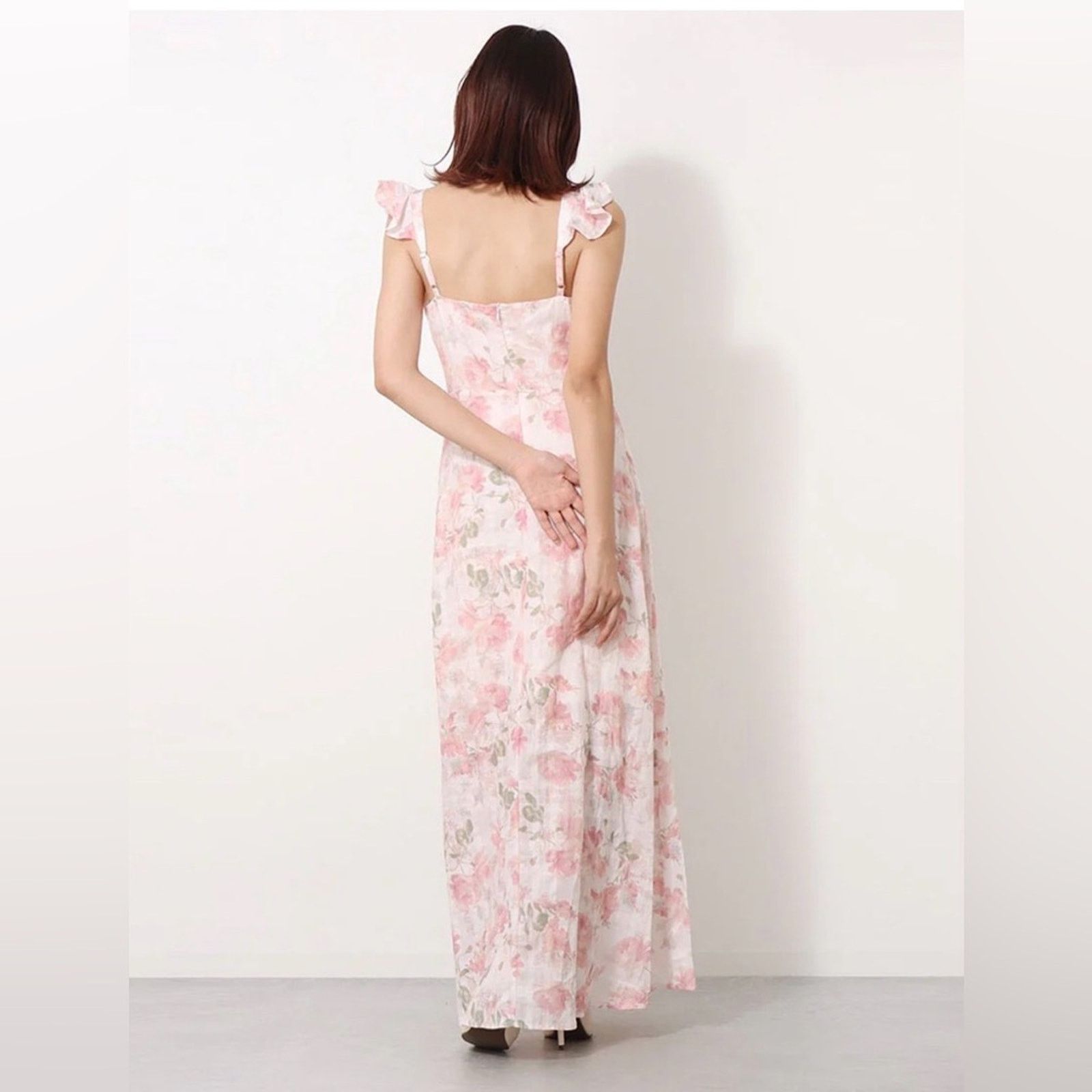 Other New Elegant Floral Dress in Pink and White size 2 Size XS / US 0-2 / IT 36-38 - 6 Thumbnail