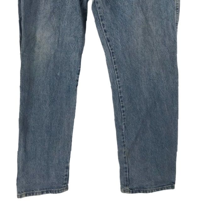 Wrangler Wrangler Mens High Rise Straight Relaxed Fit Denim Jeans Size 38 Blue 38x32 Size US 38 / EU 54 - 6 Thumbnail