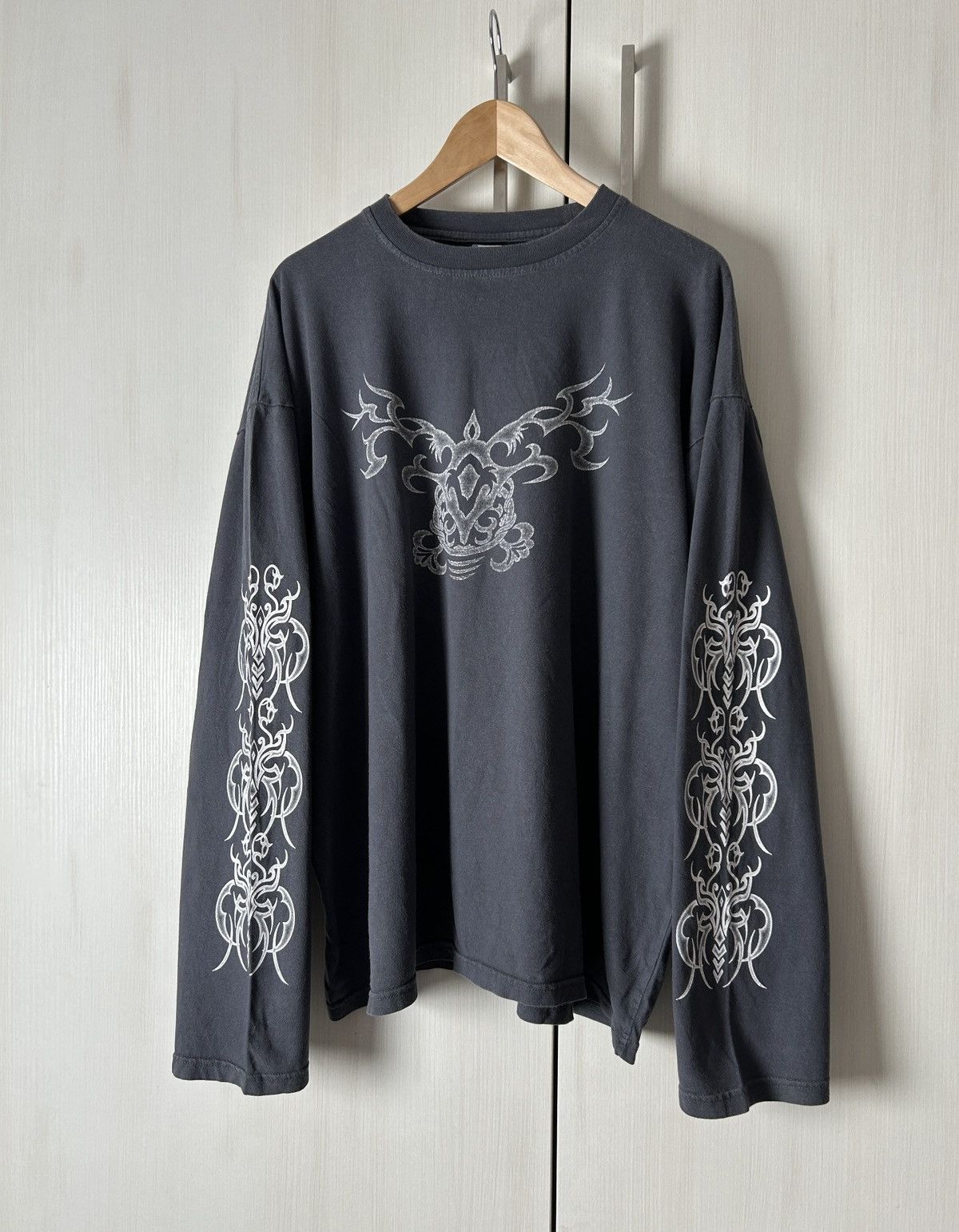 Japanese Brand Vintage 90s Archival Distressed Faded Japanese Long