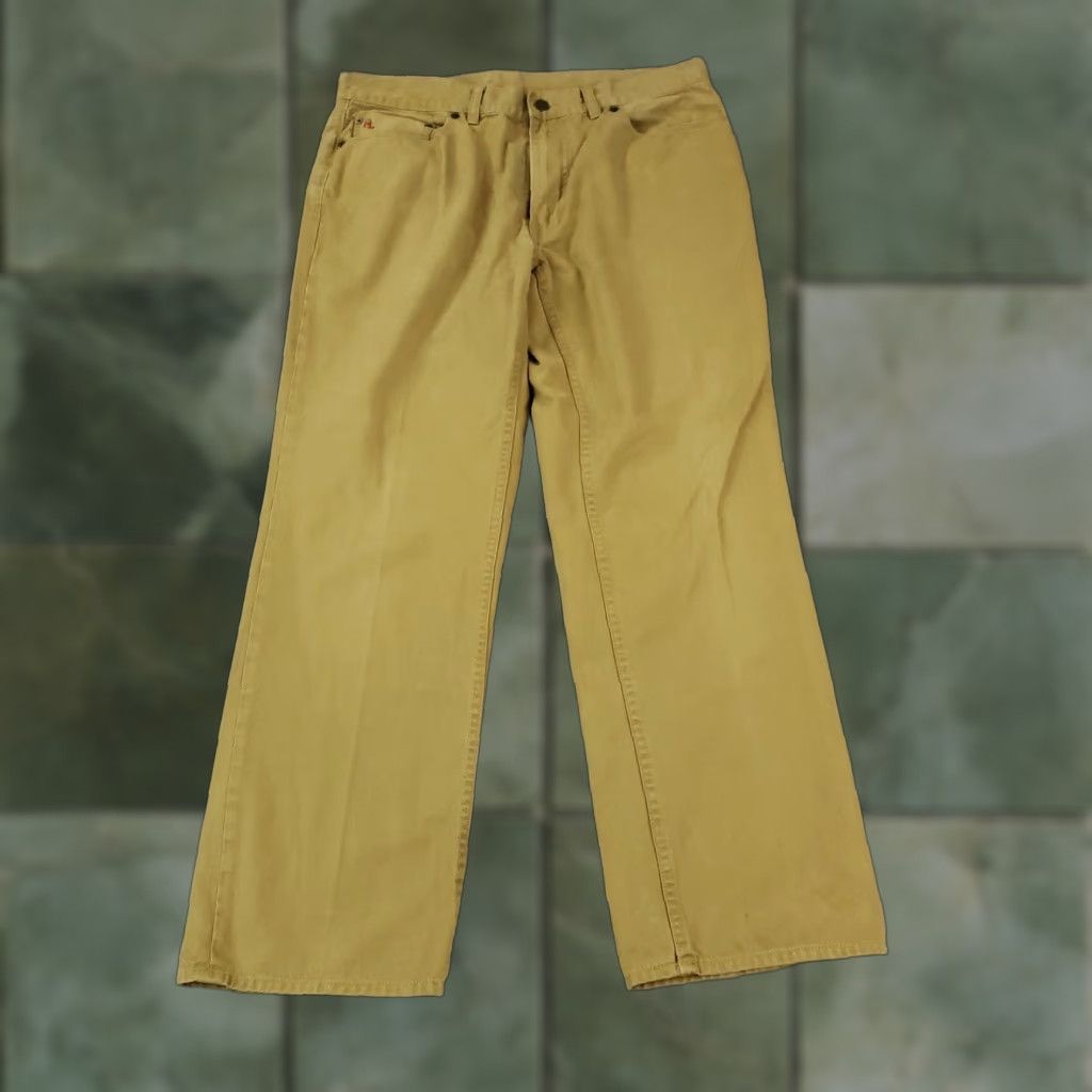 Polo Ralph Lauren Polo Ralph Lauren Pants Mens 34x29 Brown Chino Straight Leg Classic Fit Casual Size US S / EU 44-46 / 1 - 1 Thumbnail