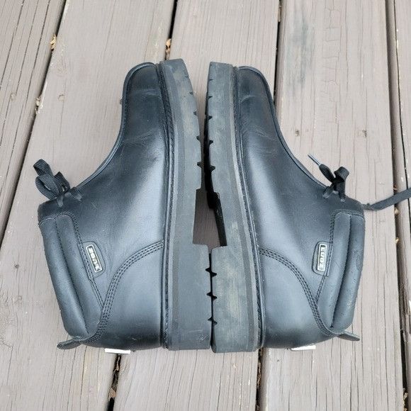 Lugz Vintage 90s y2k Lugz Black Leather Lace-up Baseball Toe Chun Size US 10 / IT 40 - 2 Thumbnail