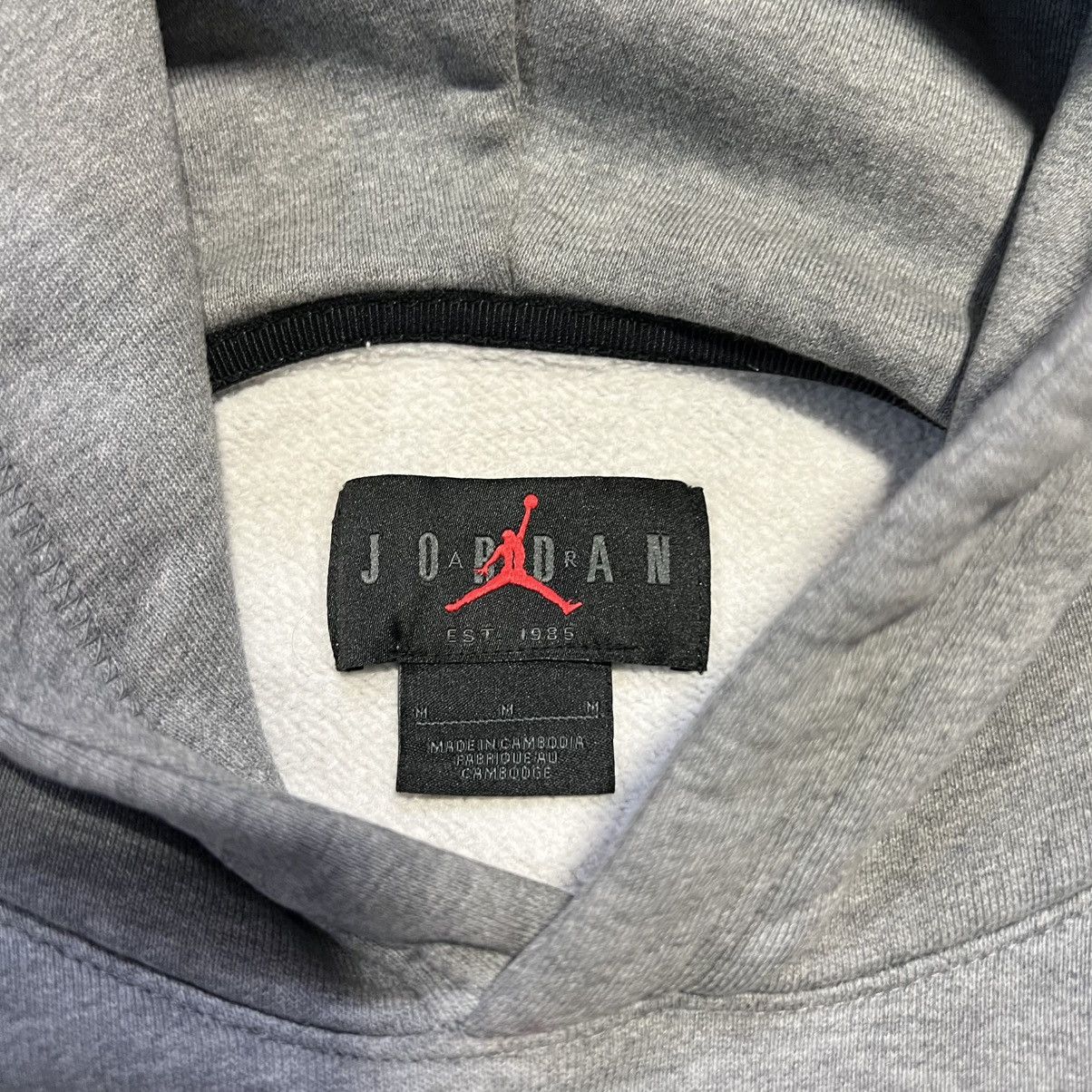 Jordan Brand × Nike × Vintage Jordan Essentials Graphic Fleece Hoodie Jumpman Heavyweight Size US M / EU 48-50 / 2 - 11 Thumbnail