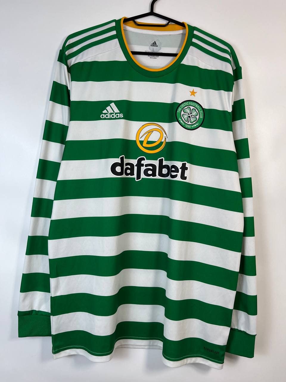 Adidas Celtic 2020-2021 Home Football Long Sleeve Shirt Adidas Sz L Size US L / EU 52-54 / 3 - 1 Thumbnail