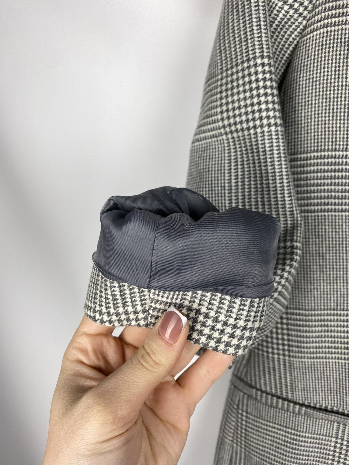 Allsaints Allsaints Leni Coat Ladies Wool Check Jacket size US 6 EU 38 Size M / US 6-8 / IT 42-44 - 10 Thumbnail