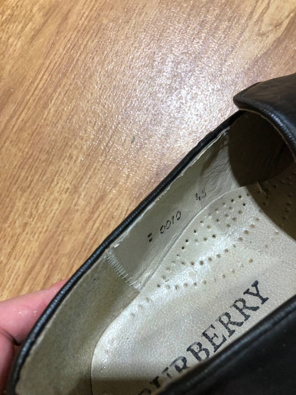 Burberry Burberry Black Leather Driver Moccasin Loafer Mens Shoes Size US 12 / EU 45 - 16 Thumbnail