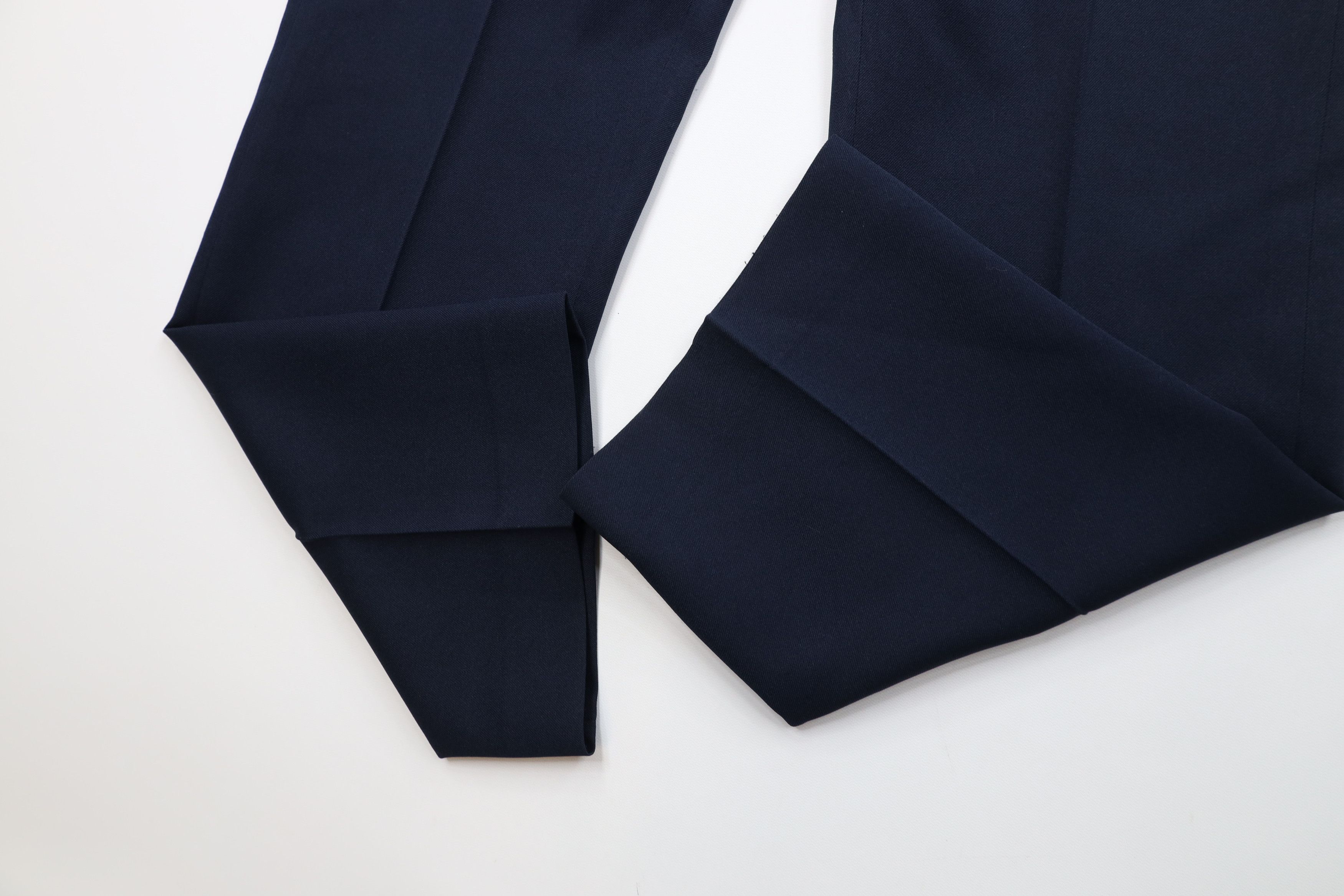 Vintage Vintage 70s Streetwear Flared Wide Leg Chino Pants Navy Blue Size US 34 / EU 50 - 6 Thumbnail