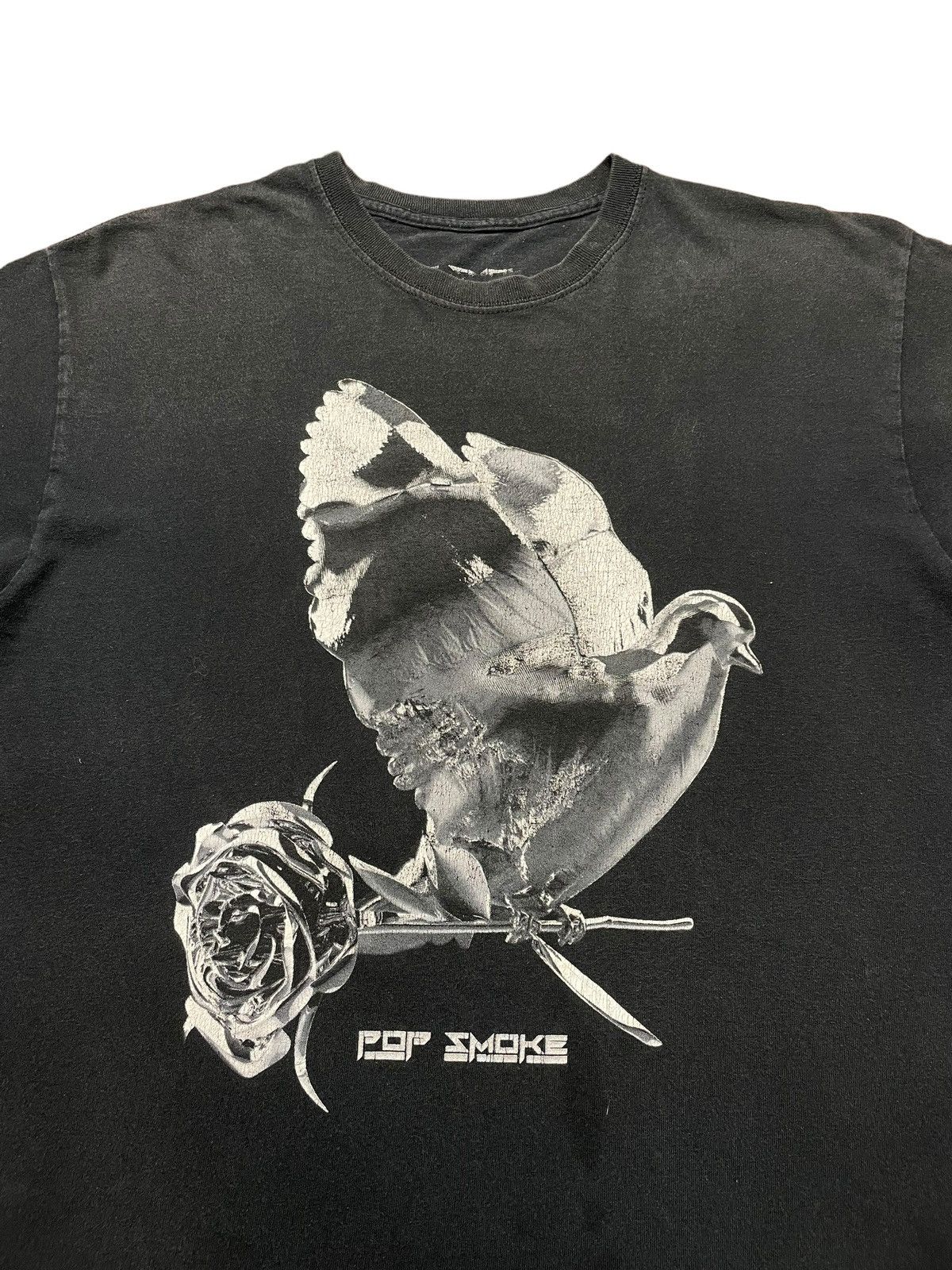 Rap Tees Pop Smoke Shoot for the Stars, Aim for the Moon Size US L / EU 52-54 / 3 - 2 Thumbnail