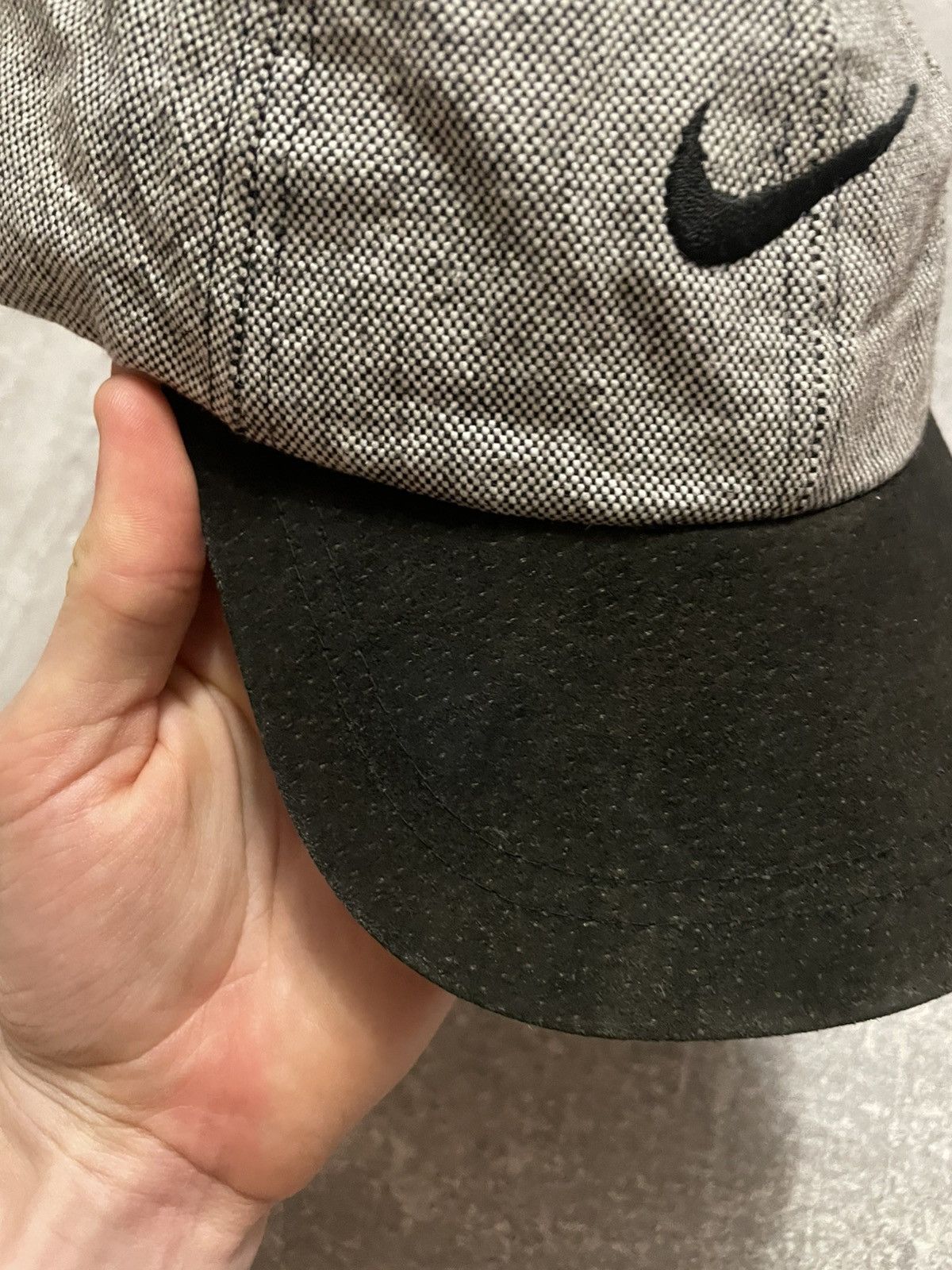 Nike × Vintage Vintage Nike Swoosh Logo Y2K Cap Hat Size ONE SIZE - 4 Thumbnail