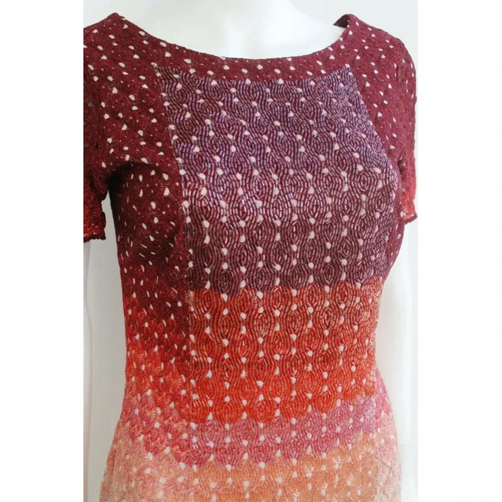 missoni beaded dress Missoni Metallic Knit Maxi Dress – Recess main image 1