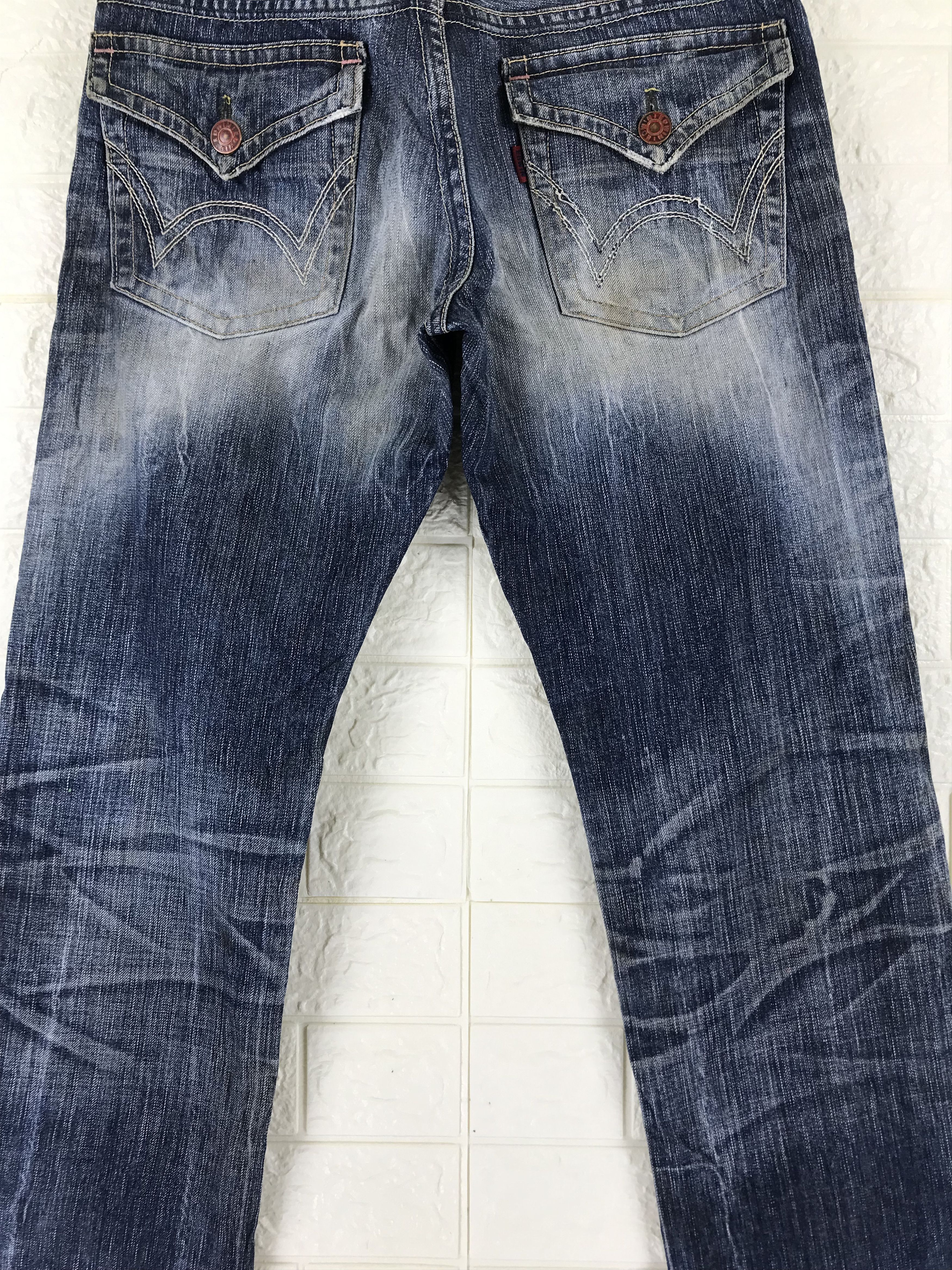 Edwin Vintage Edwin 503 Rusty Wash Flare Jeans Size US 30 / EU 46 - 7 Thumbnail