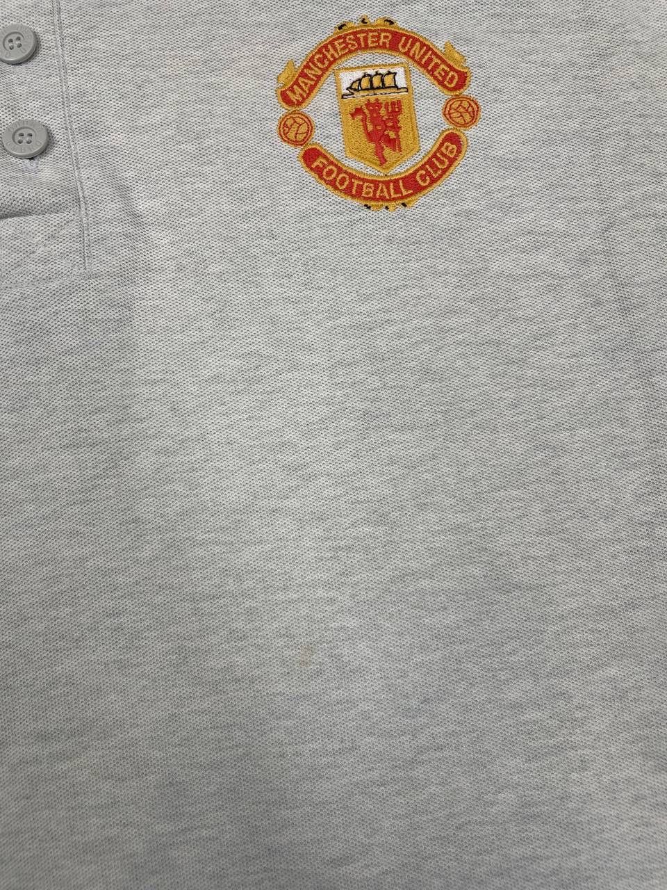 Umbro Umbro Manchester United Men Polo Shirt Grey 19961997 Vintage Size US XL / EU 56 / 4 - 5 Thumbnail